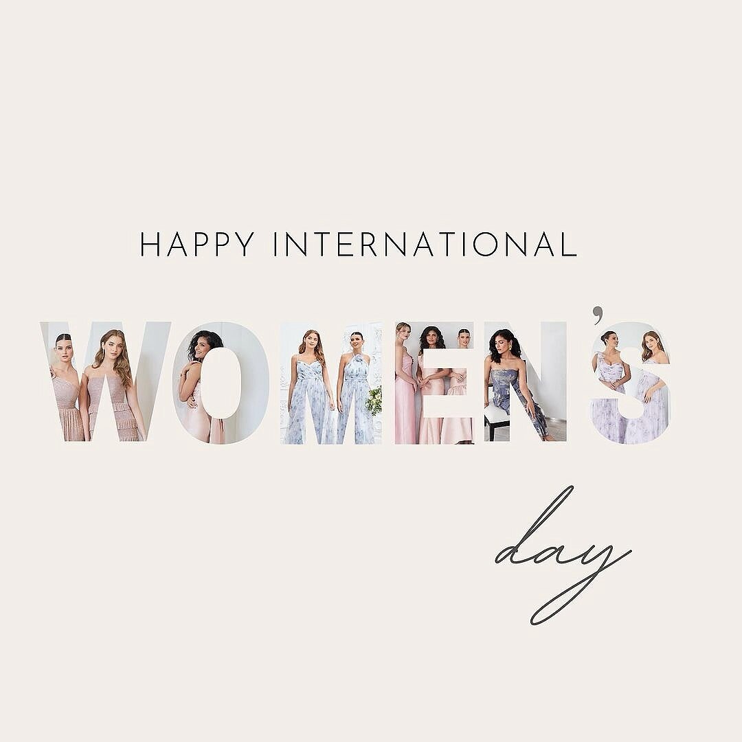 HAPPY INTERNATIONAL WOMENS DAY 💖

To the brides, bridesmaids, mothers of the bride &amp; groom that I get the pleasure of welcoming at ATB.

To all the female led businesses I work with.

To all the women that defend your name in a room you&rsquo;re