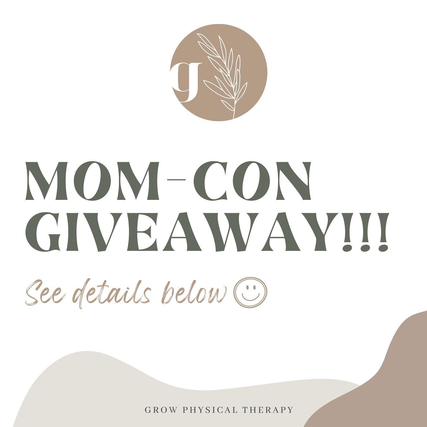 I am excited to announce that I am giving away one ticket to the ICT Mom-Con on September 10th!

To enter:
+ Make sure you are following me and like this post
+ Tag a friend (each friend = one entry)
+ Earn an extra entry sharing this post to your st