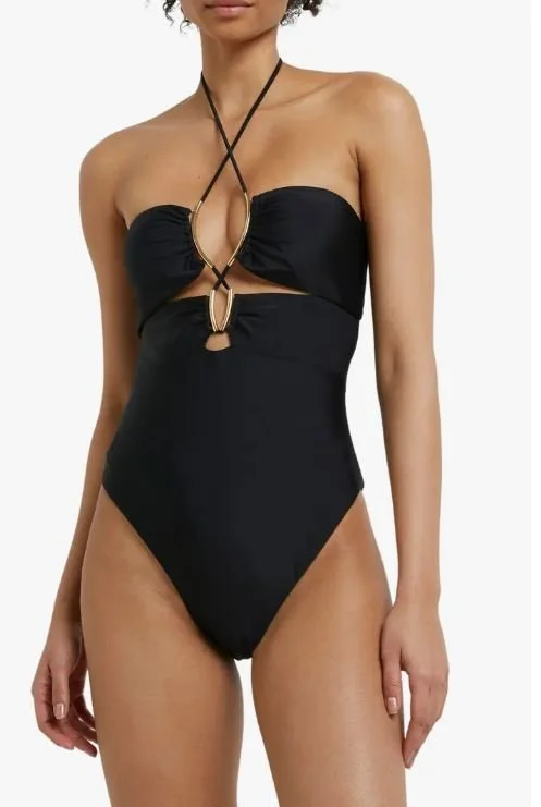 River Island - Tubular Strappy One-Piece Swimsuit