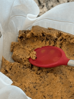 Mix, then spread into a dish