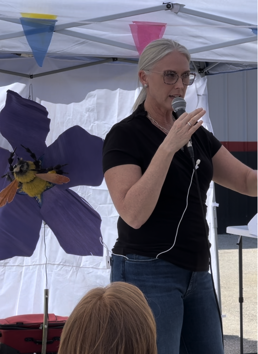 Melissa Furman speaks at public events including VegFests