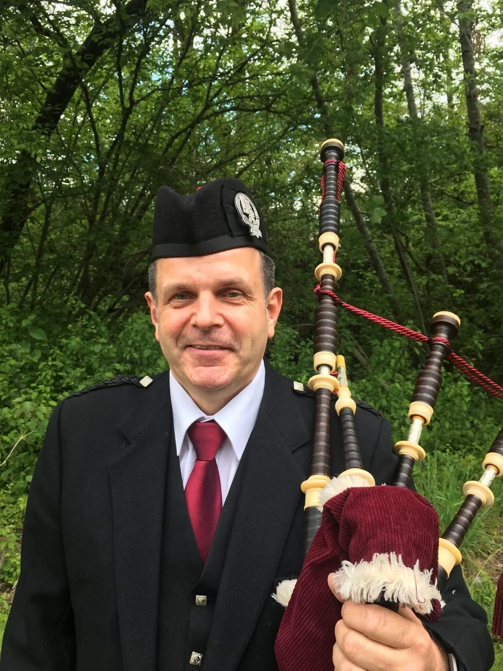 David Fleming Bagpiper Schottischer DudelsackSpieler