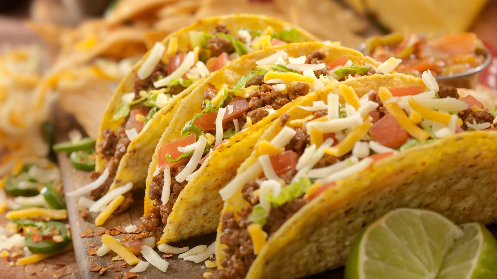 Hard shell Ground Beef Tacos