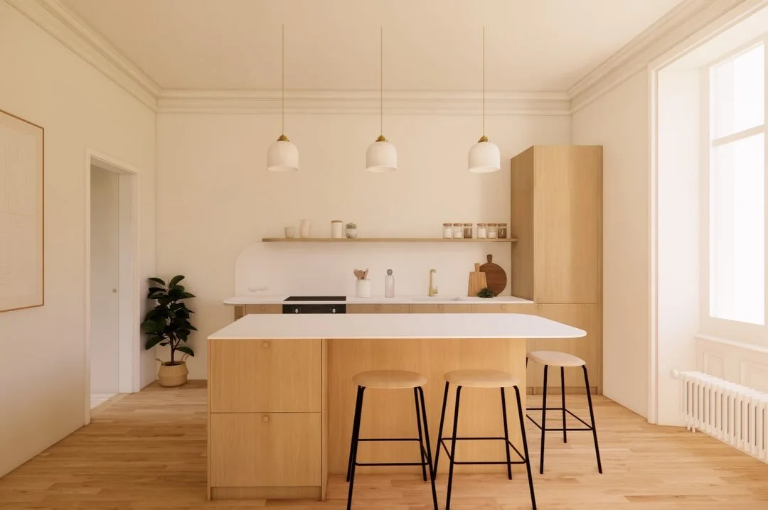 Projet F&eacute;libien ✨

Derniers ajustements avant le d&eacute;marrage du chantier mi-septembre !

La cuisine migre dans la salle &agrave; manger pour cr&eacute;er une grande cuisine d&icirc;natoire, v&eacute;ritable c&oelig;ur de la maison.

L&rsq