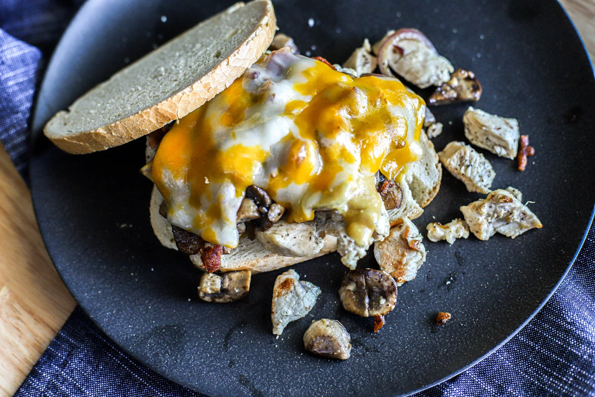 Deconstructed Dirty Chicken Sandwich