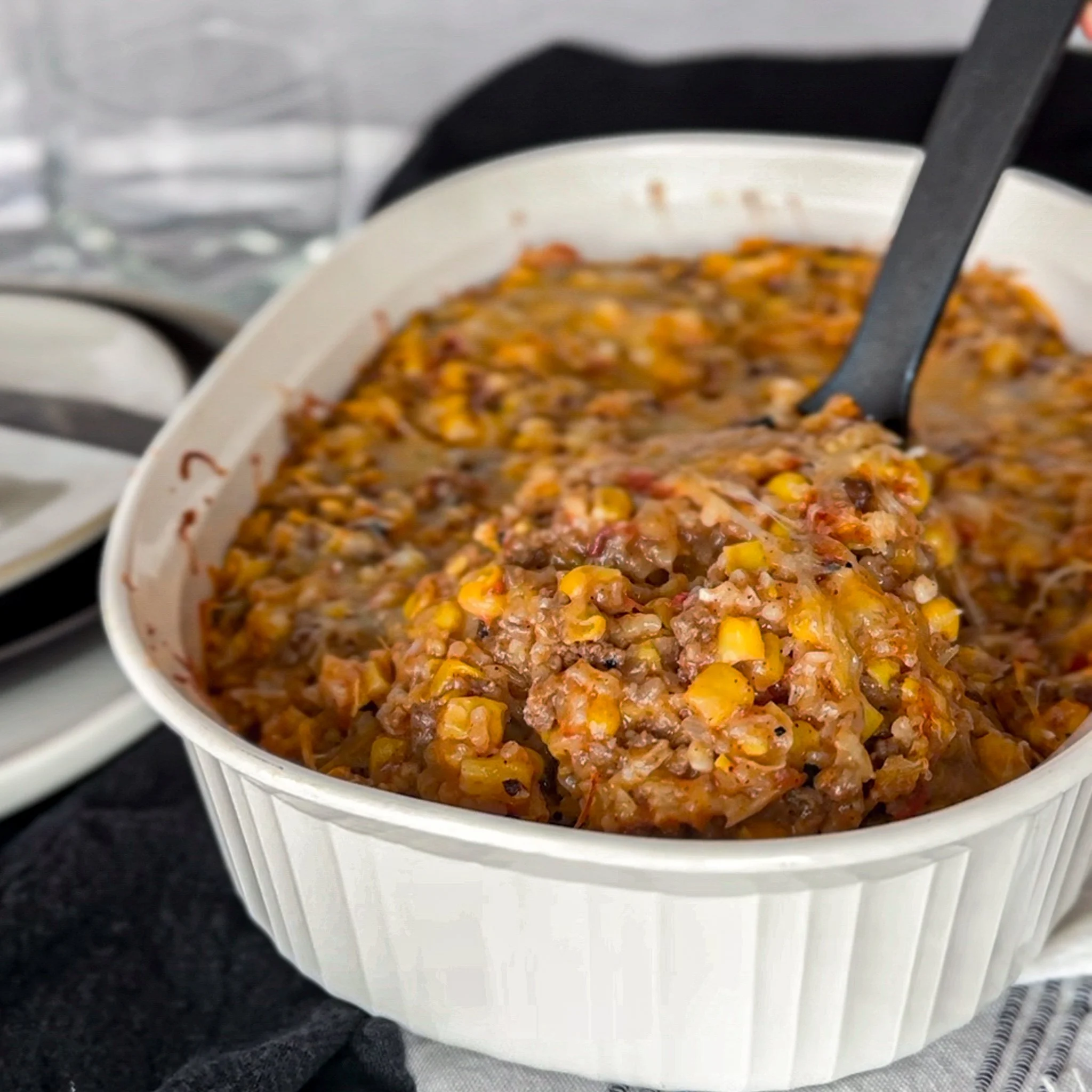 Ground Beef and Corn Casserole