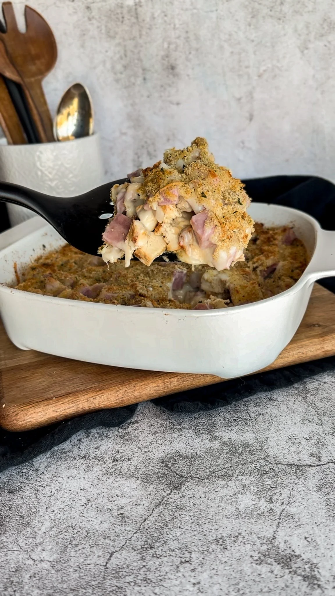Baked Chicken Cordon Bleu