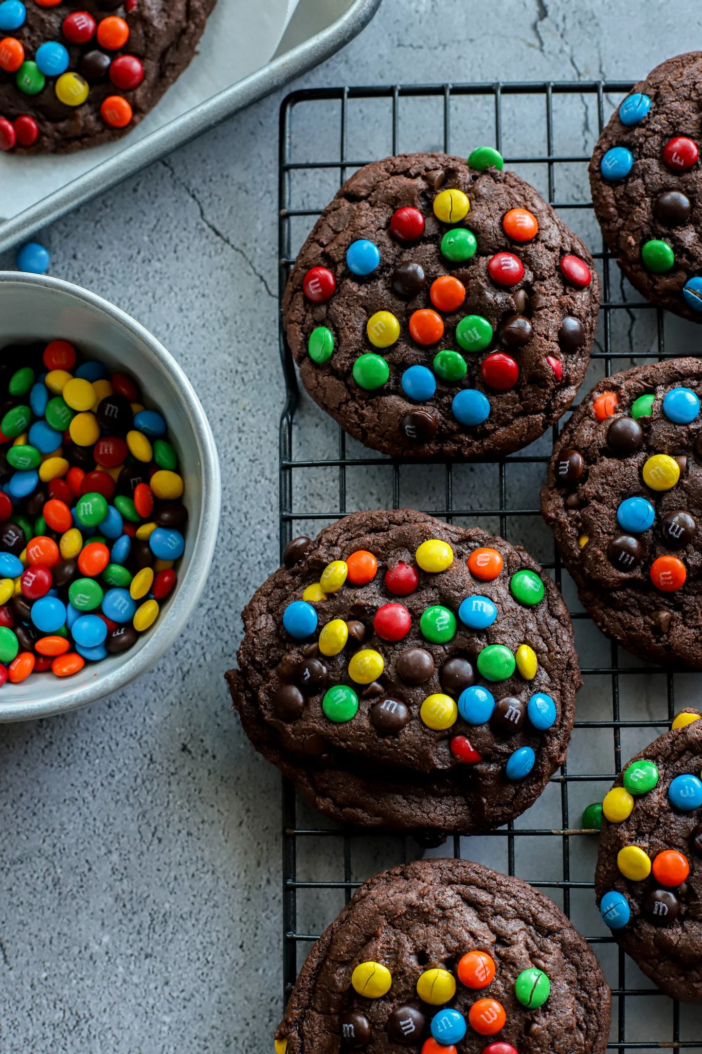 Triple Chocolate Cookies