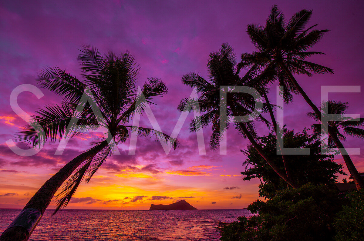 NALO SUNRISE A quiet sunrise in Waimanalo to start a beautiful day