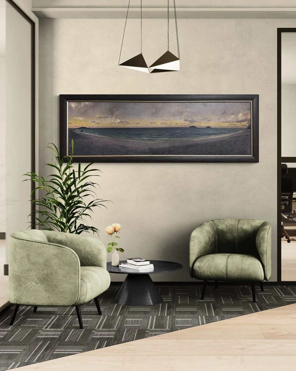 Lanikai Beach at Dusk panorama by Toni Parras lobby mockup.jpg