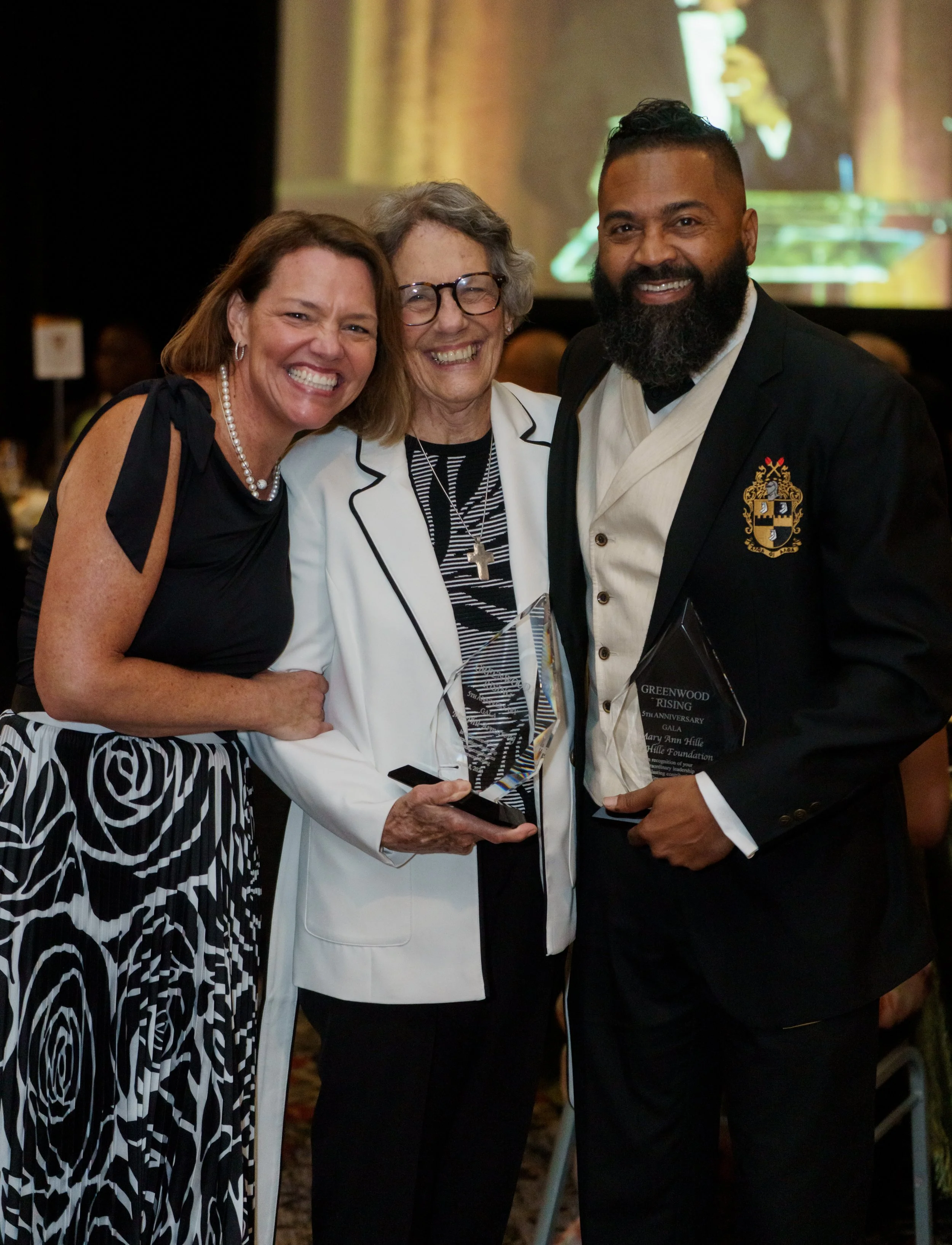 Hille Foundation honorees with Phil Armstrong.jpg