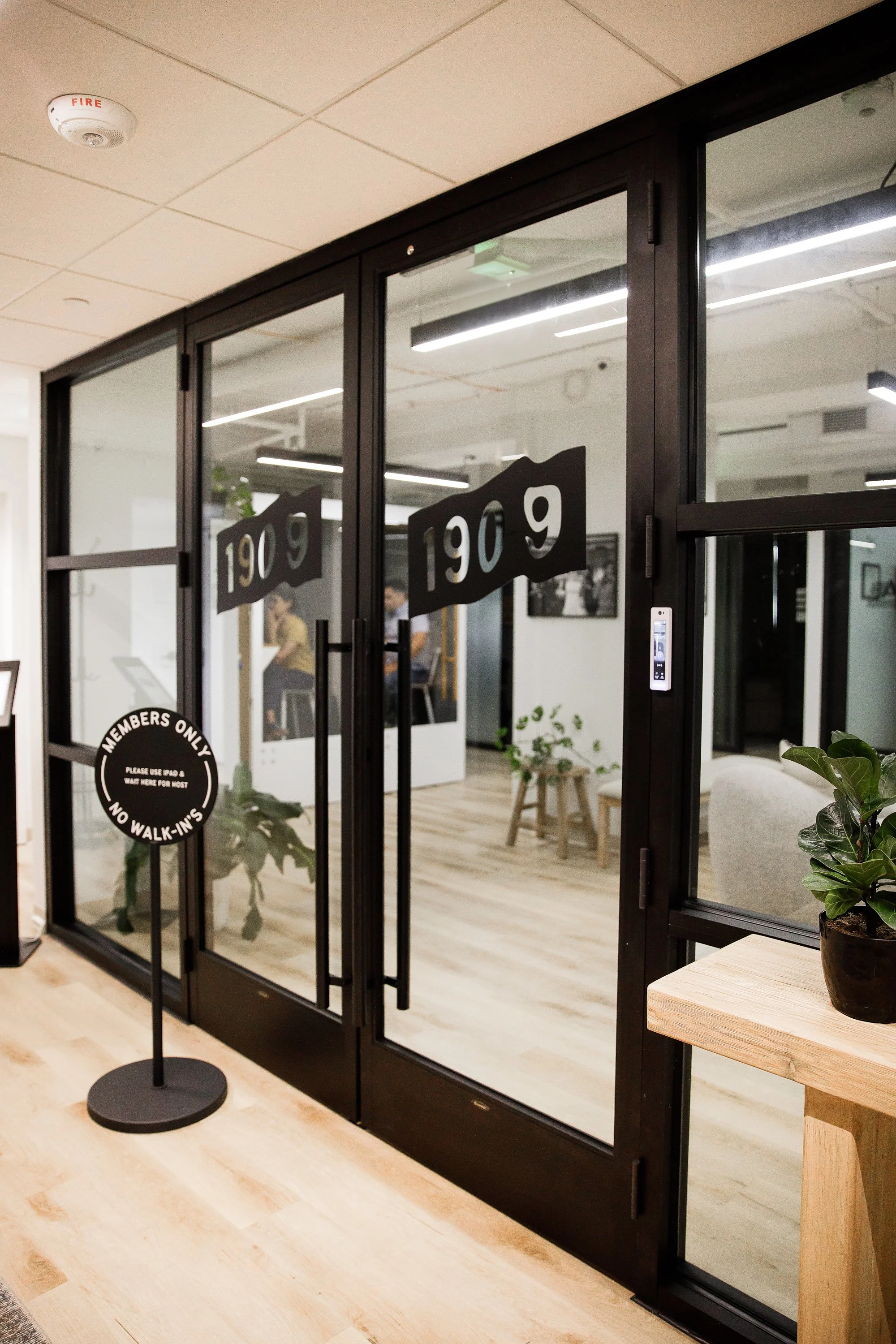 1909 workspace secured entry