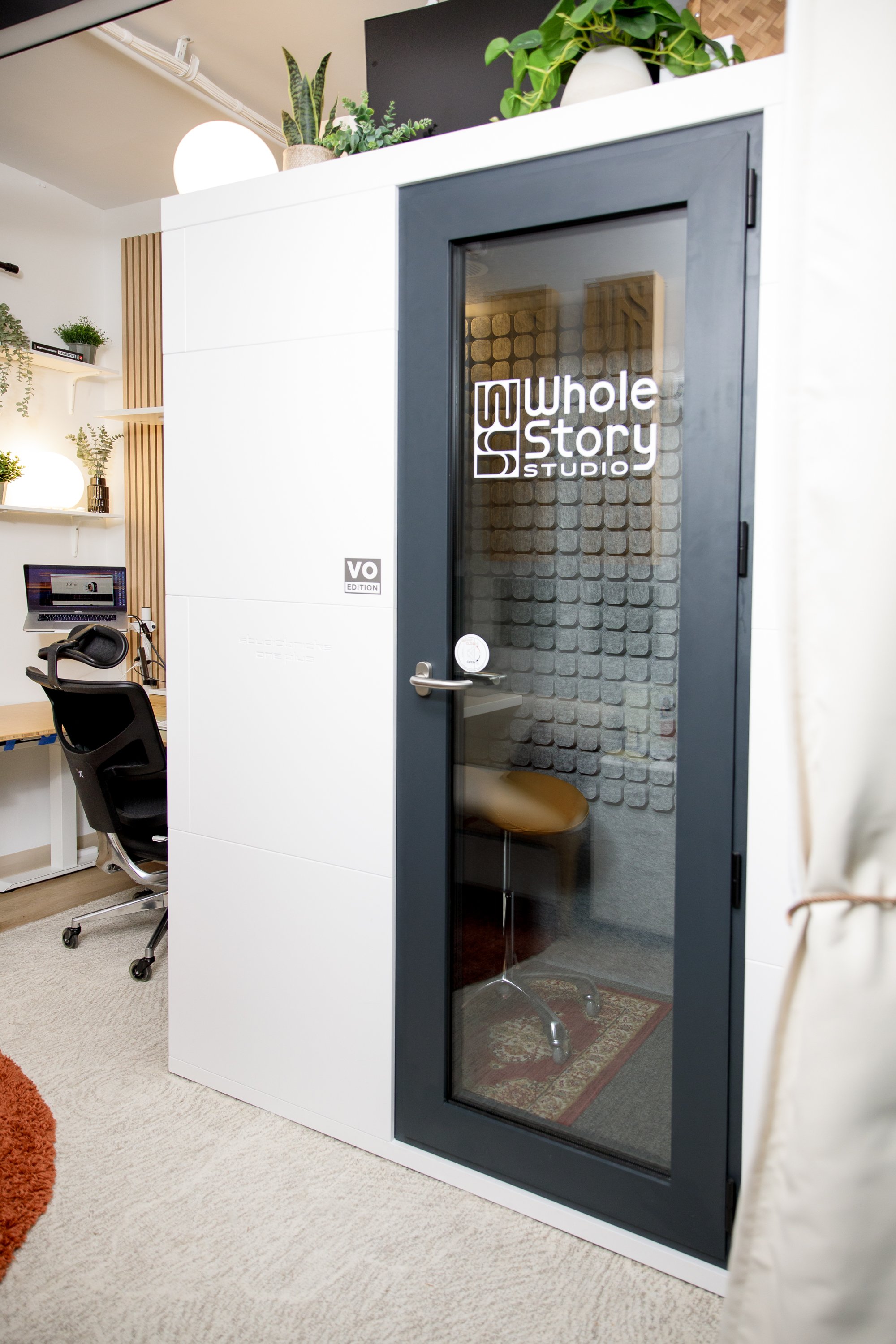 Studiobricks VO recording booth, audiobook studio