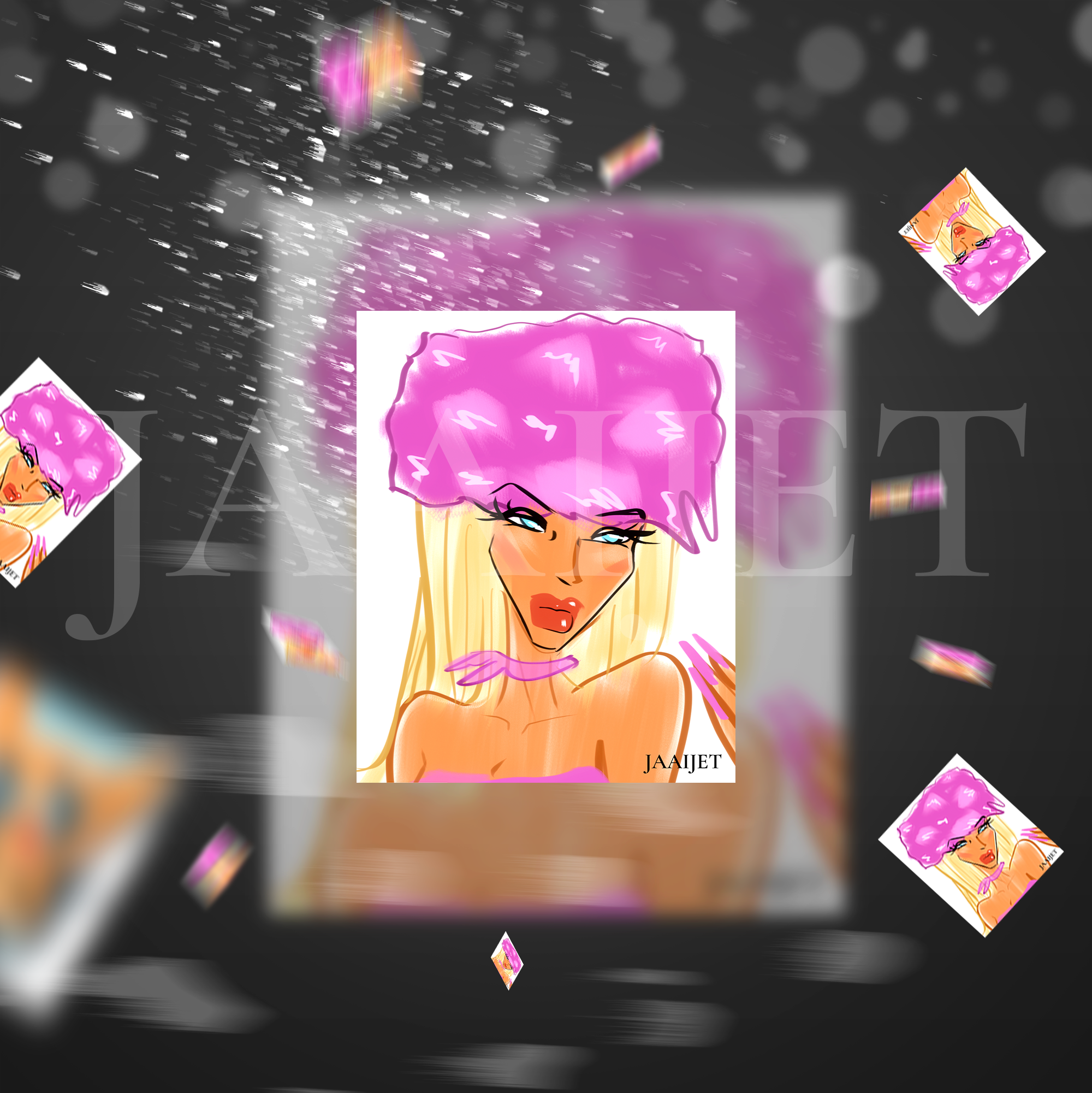 Lady 004 SE StickerBlast1.png