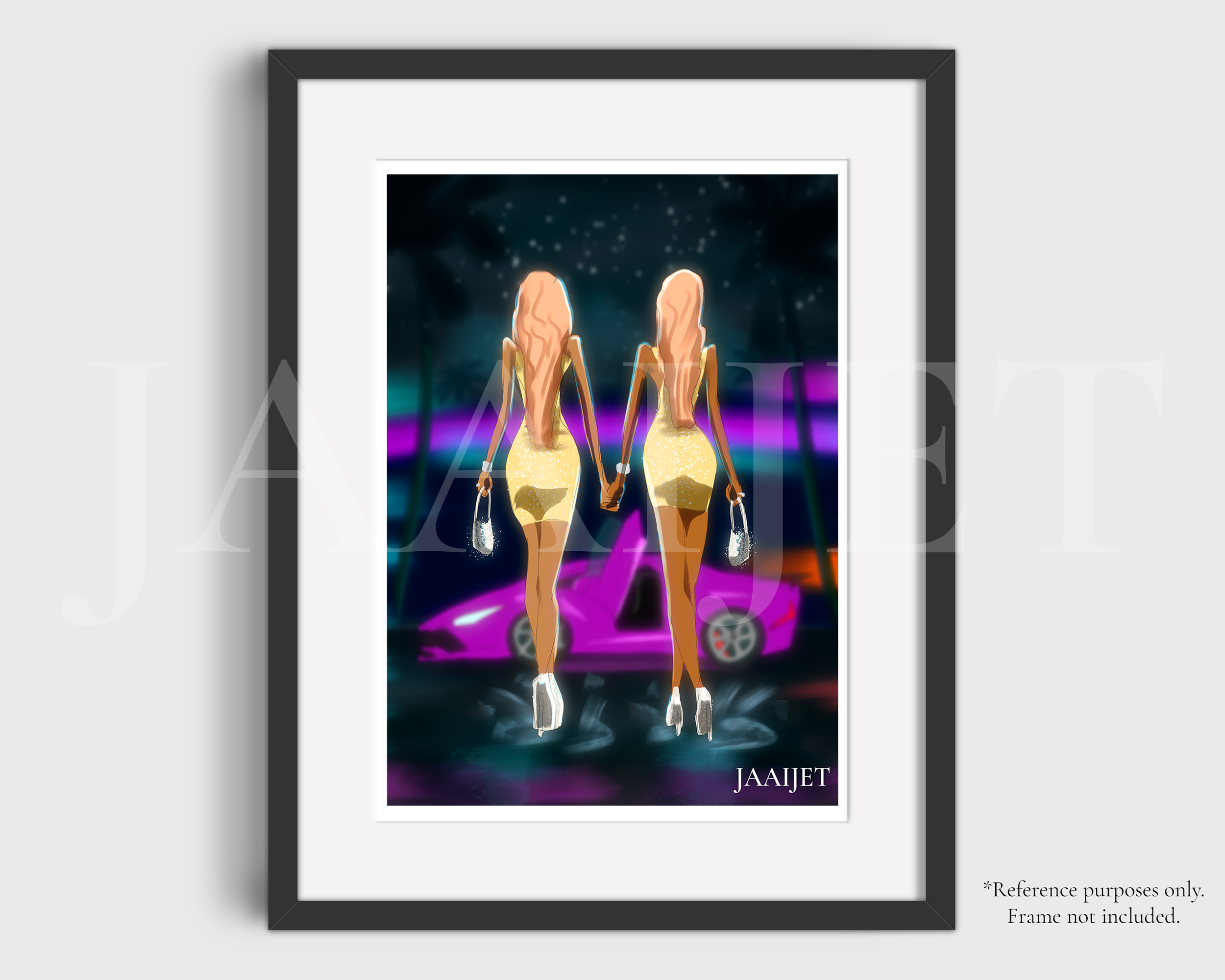 Ladies 001 Matted Black Frame.png