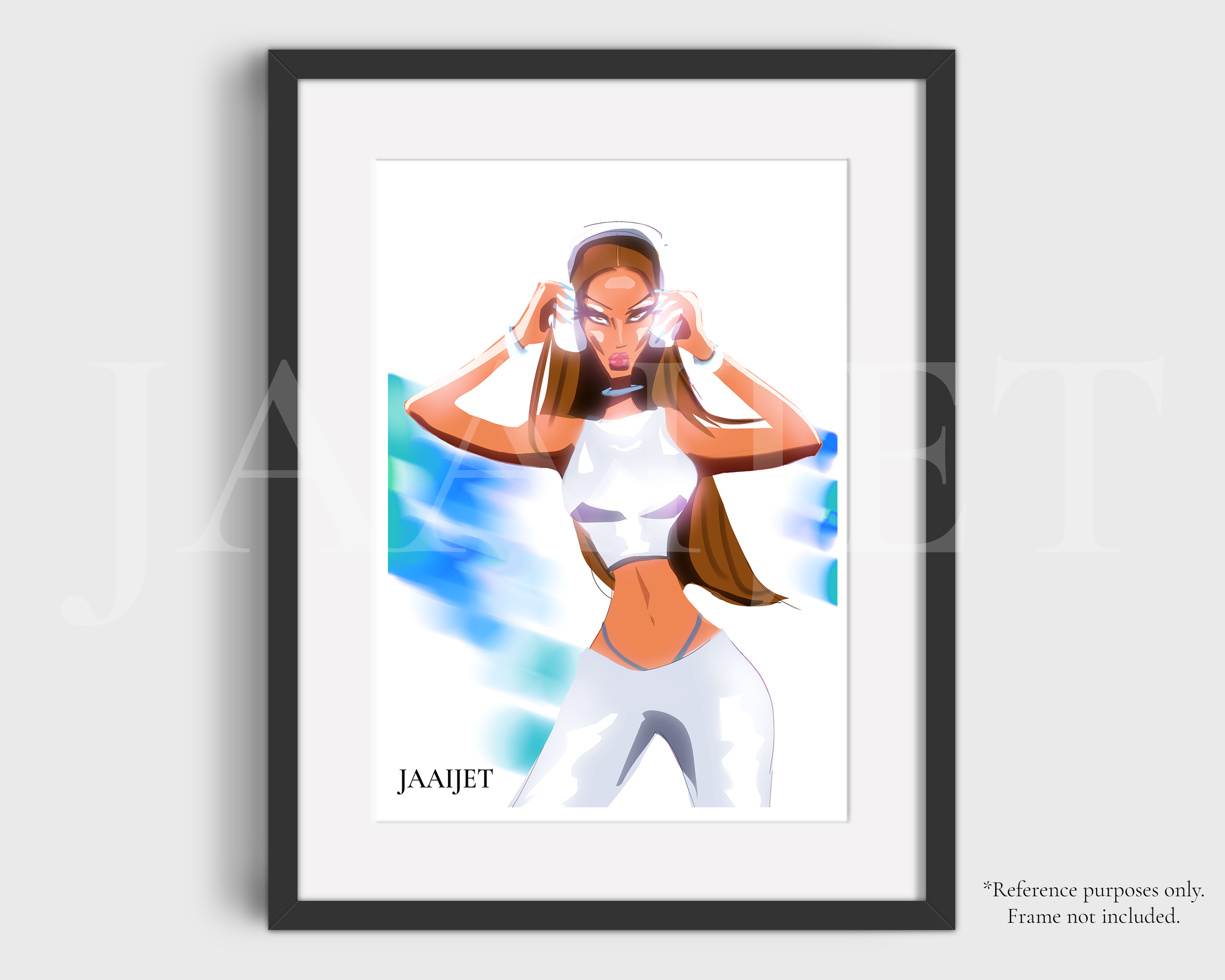 Dance 001 Matted Black Frame.png