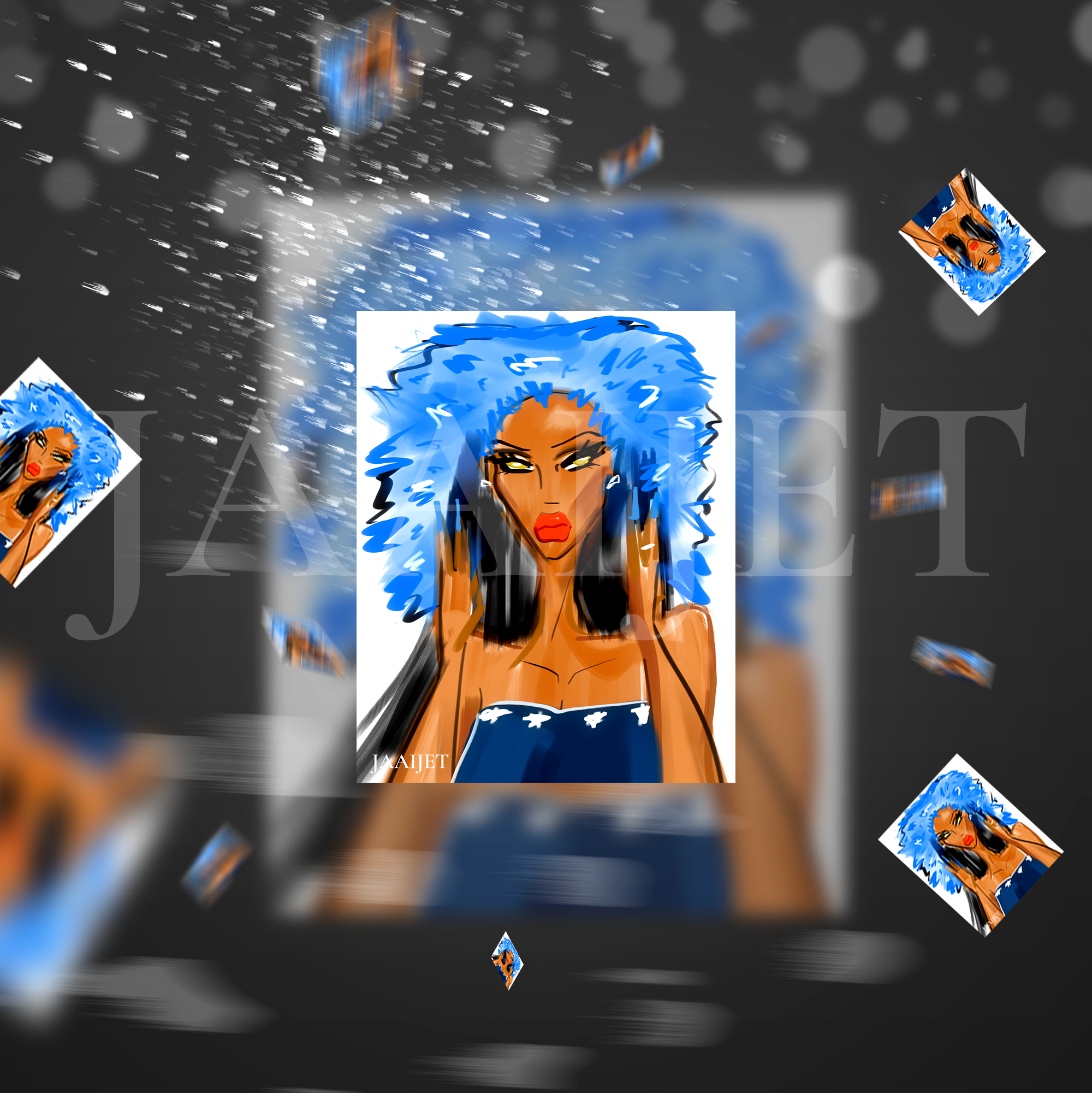Lady 001 SE Sticker