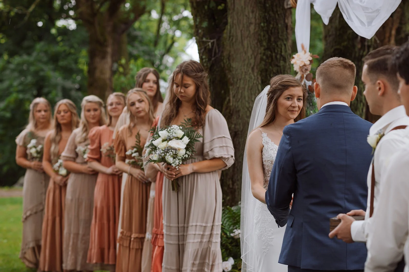 outdoor ceremony-boho-wedding