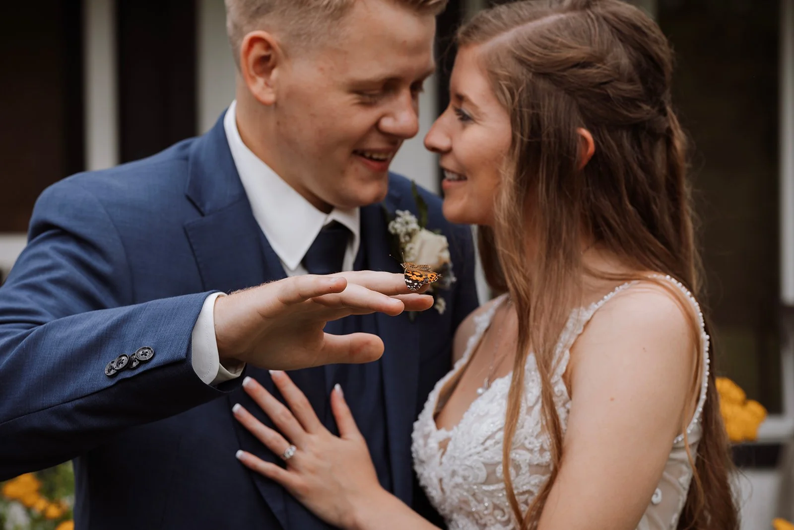 butterfly release- wedding