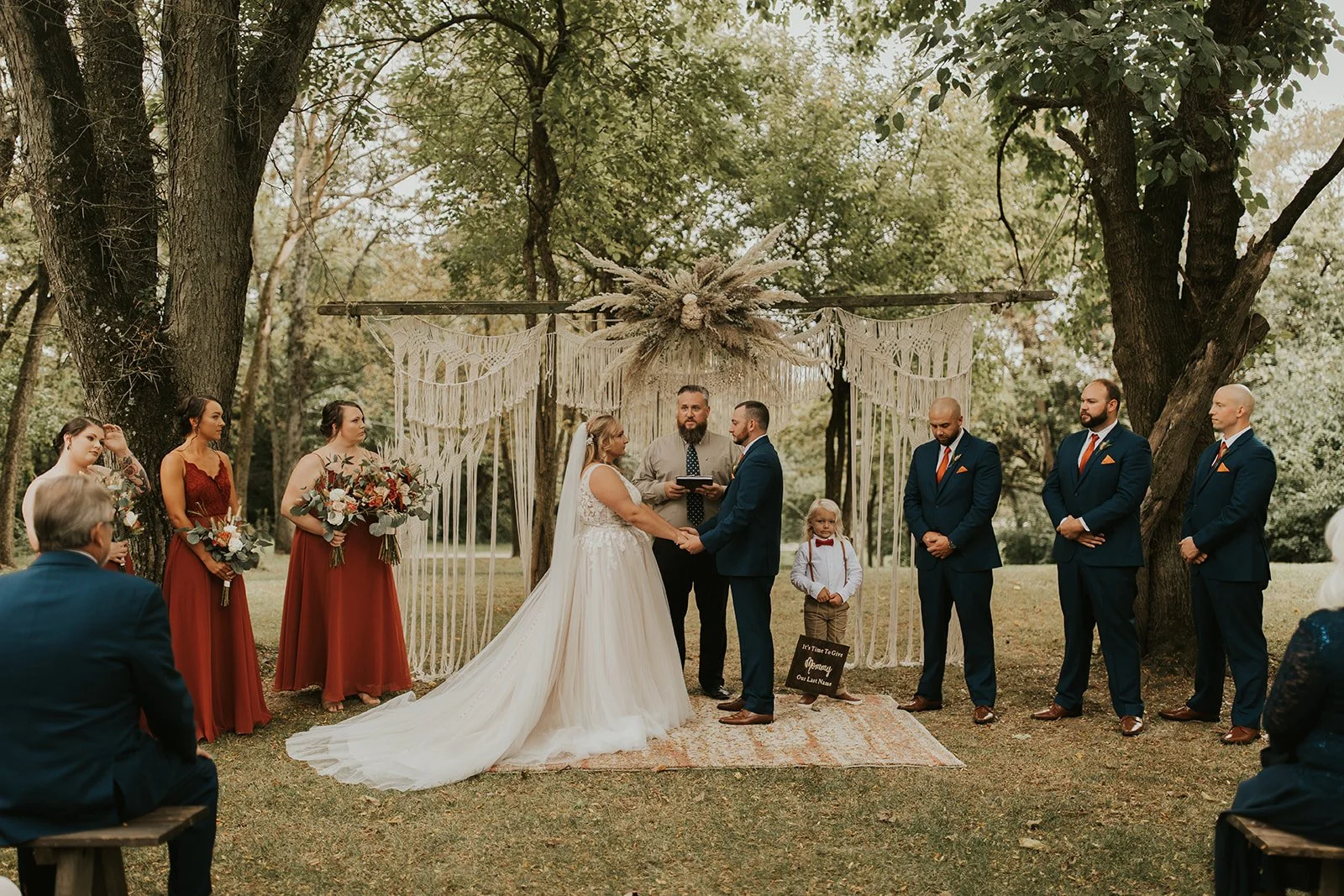 boho wedding ceremony