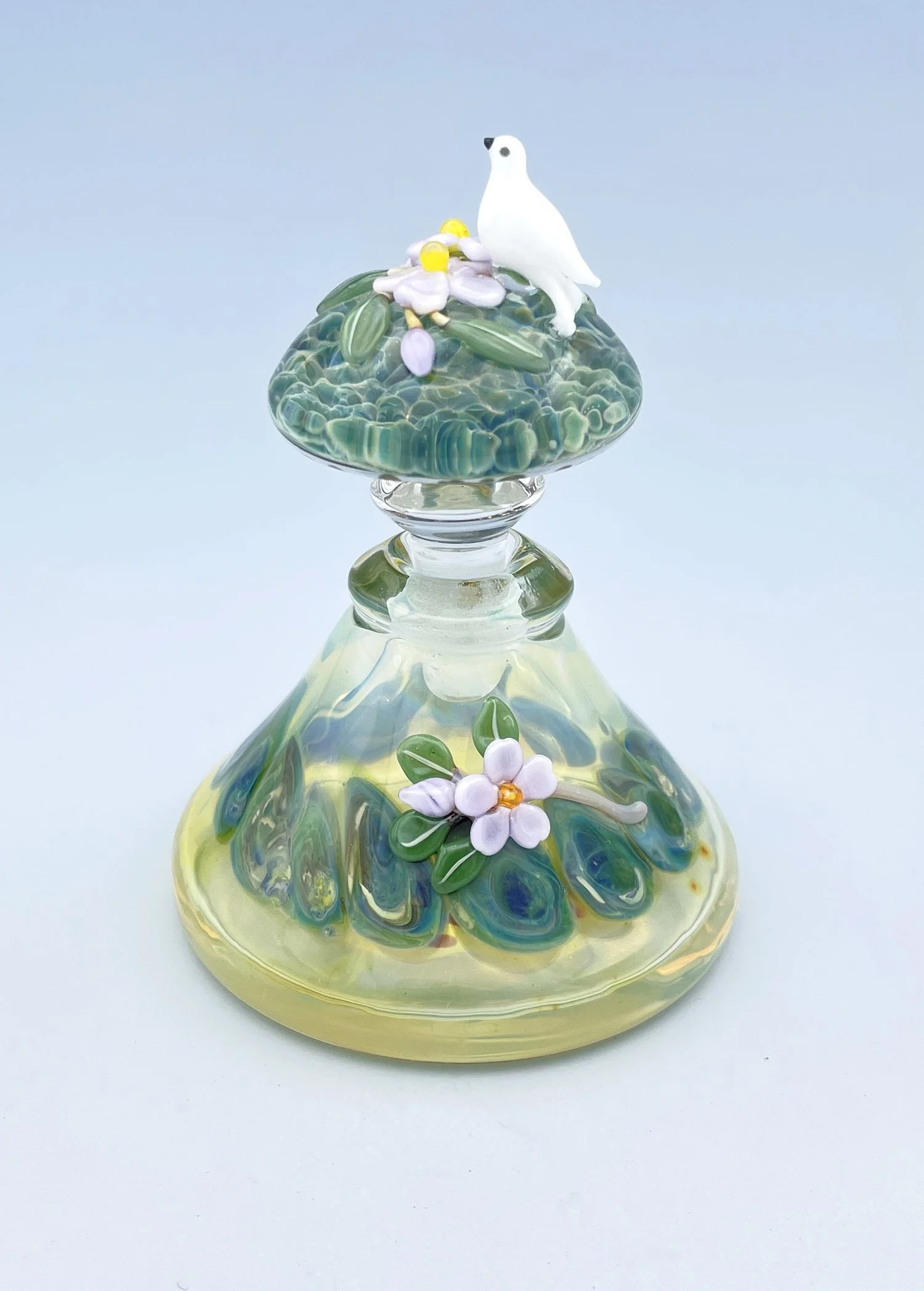 Silver Fumed Perfume with Dove