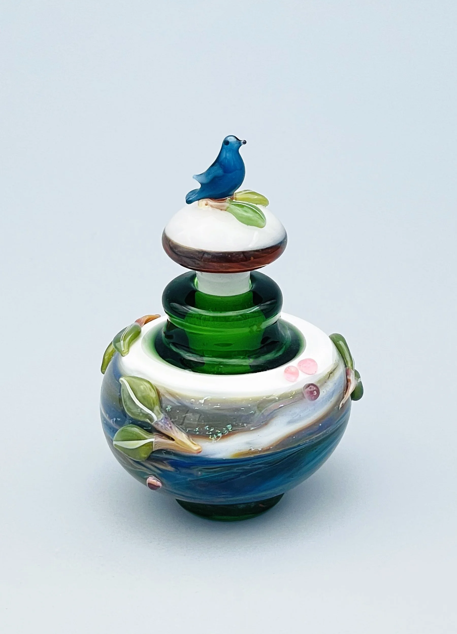 Blue Marbled Blue Bird