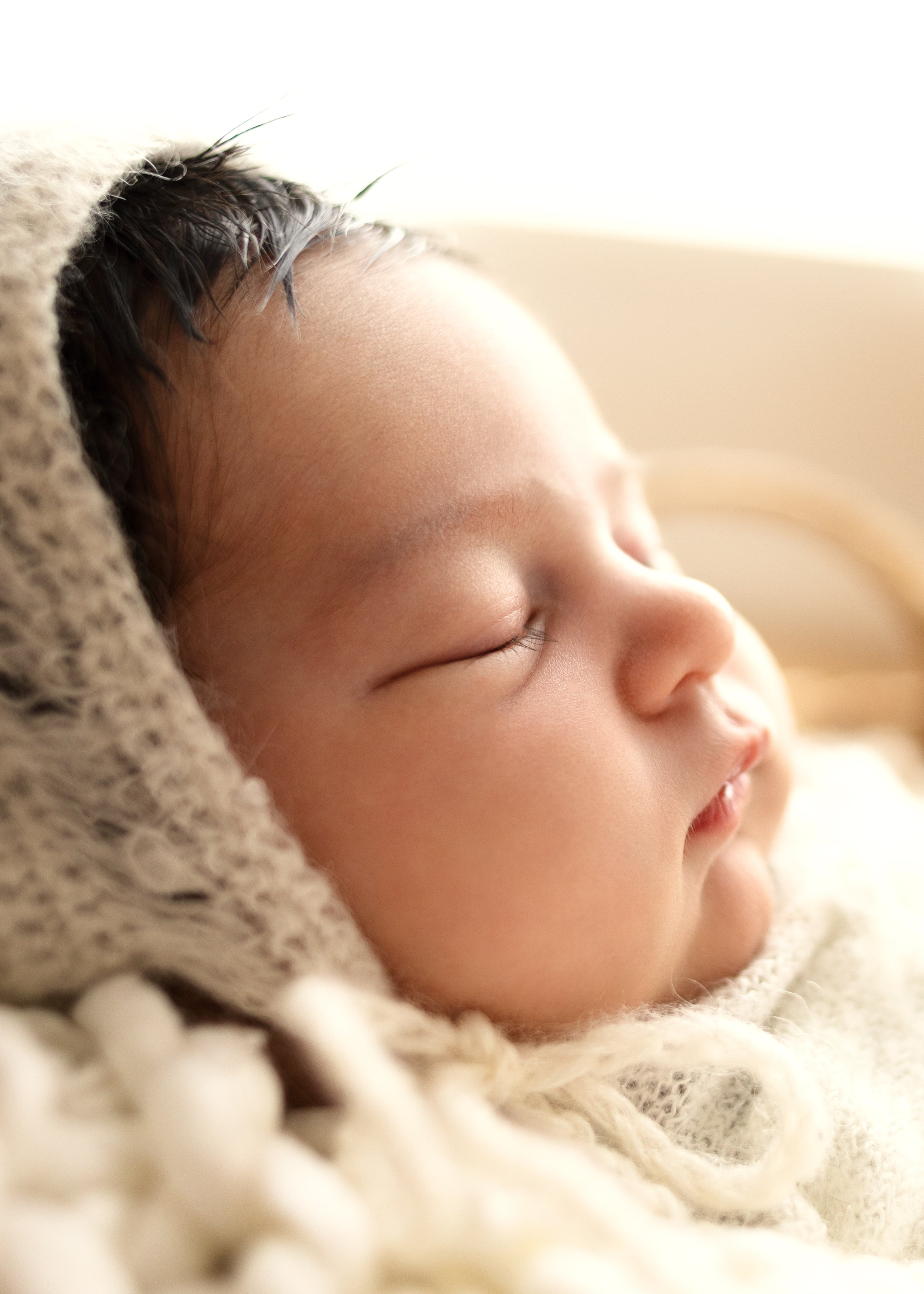 Newborn Closeup Photo