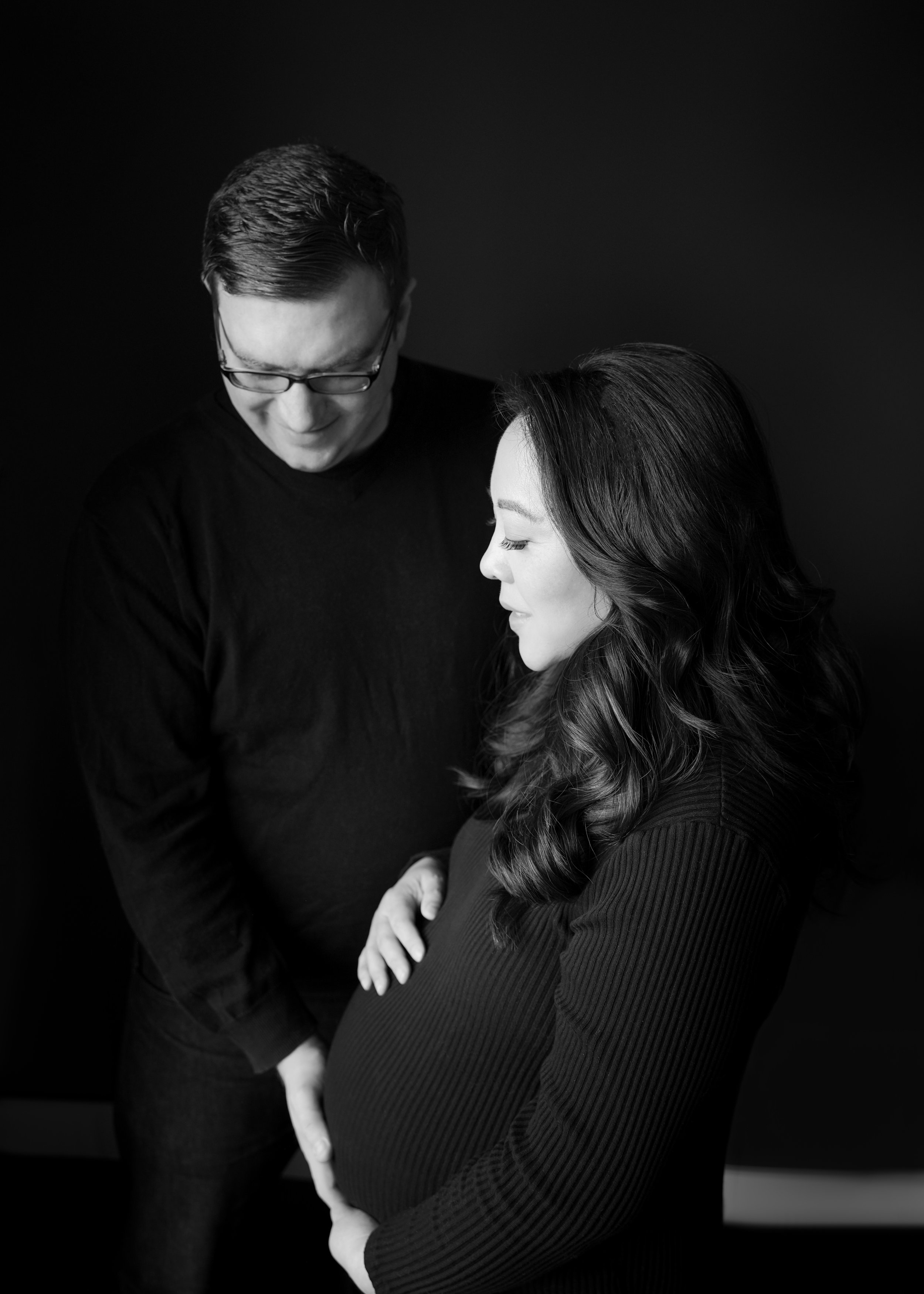 Maternity Photography Black and White