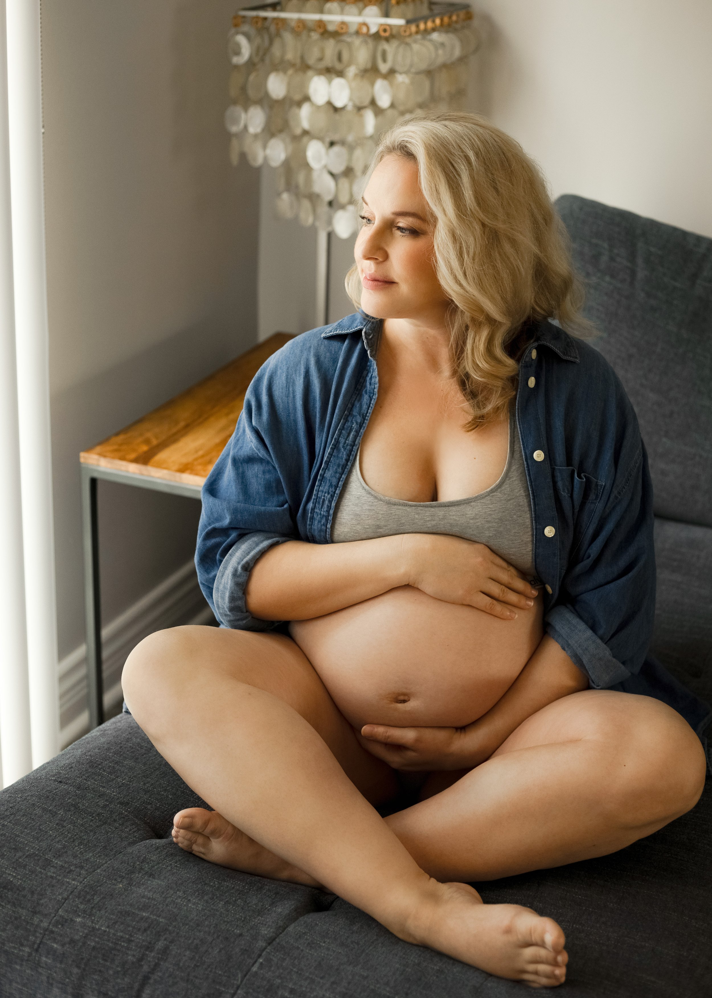 In-home Maternity Photoshoot