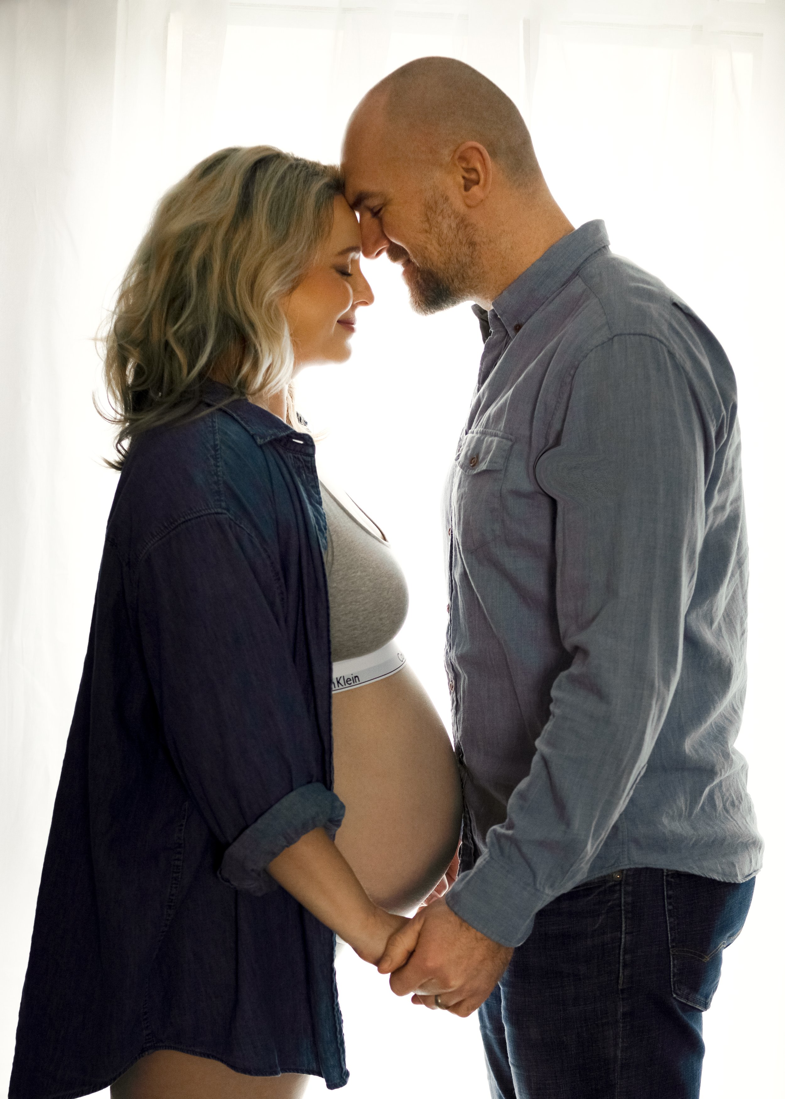Maternity Photography In-home Vancouver