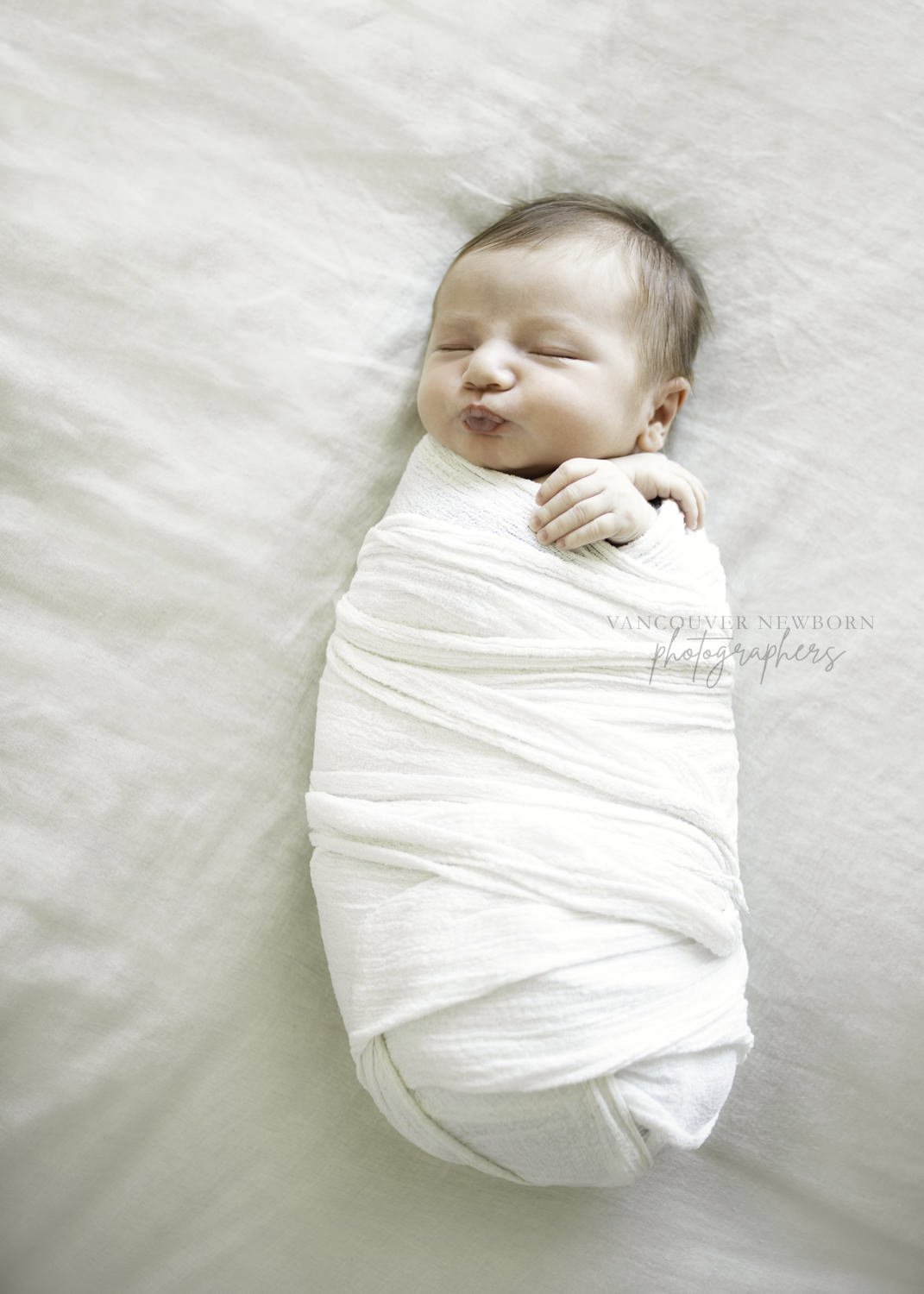 Wrapped Newborn Photo
