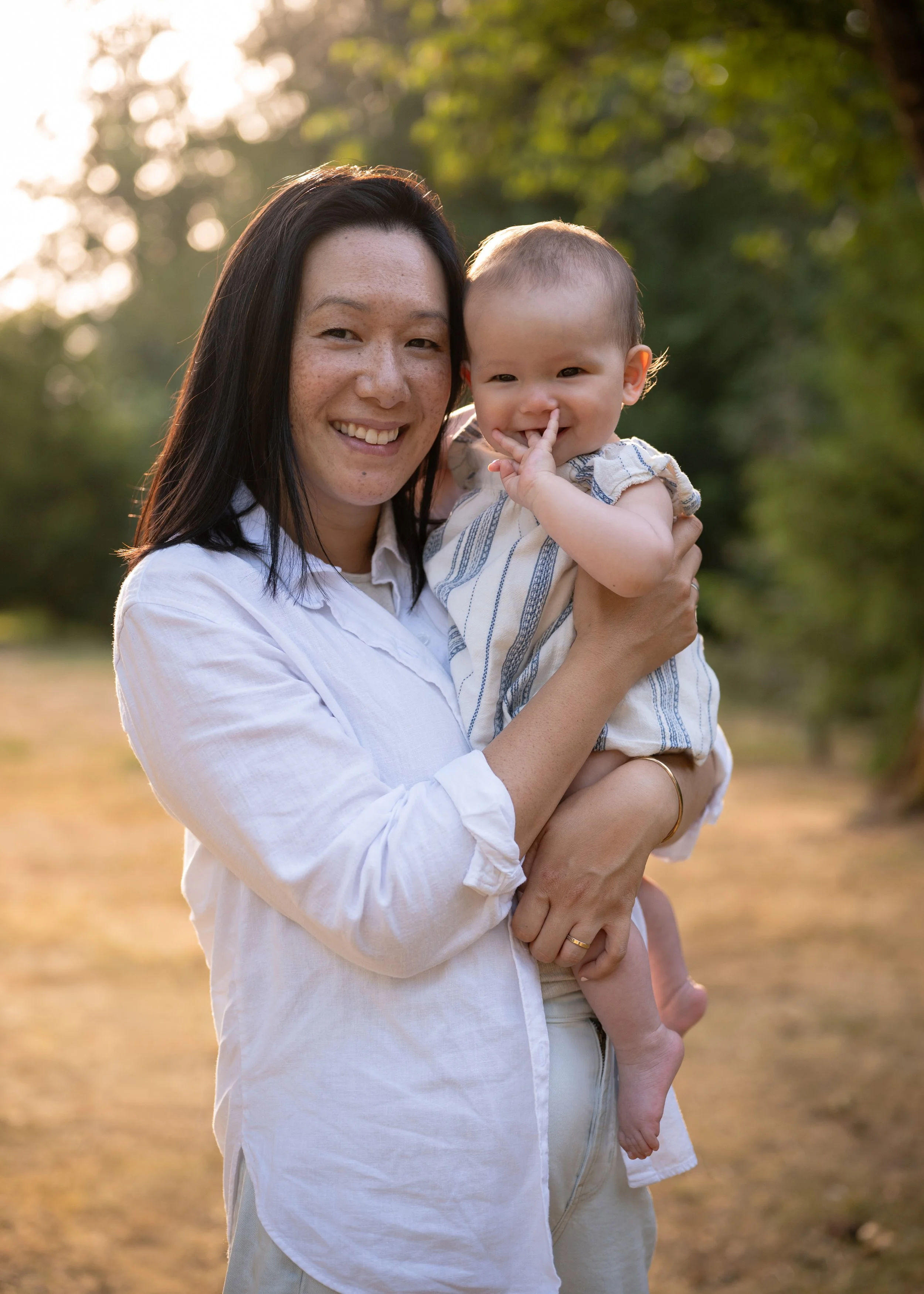 Mom and 9-Month-Old Portrait