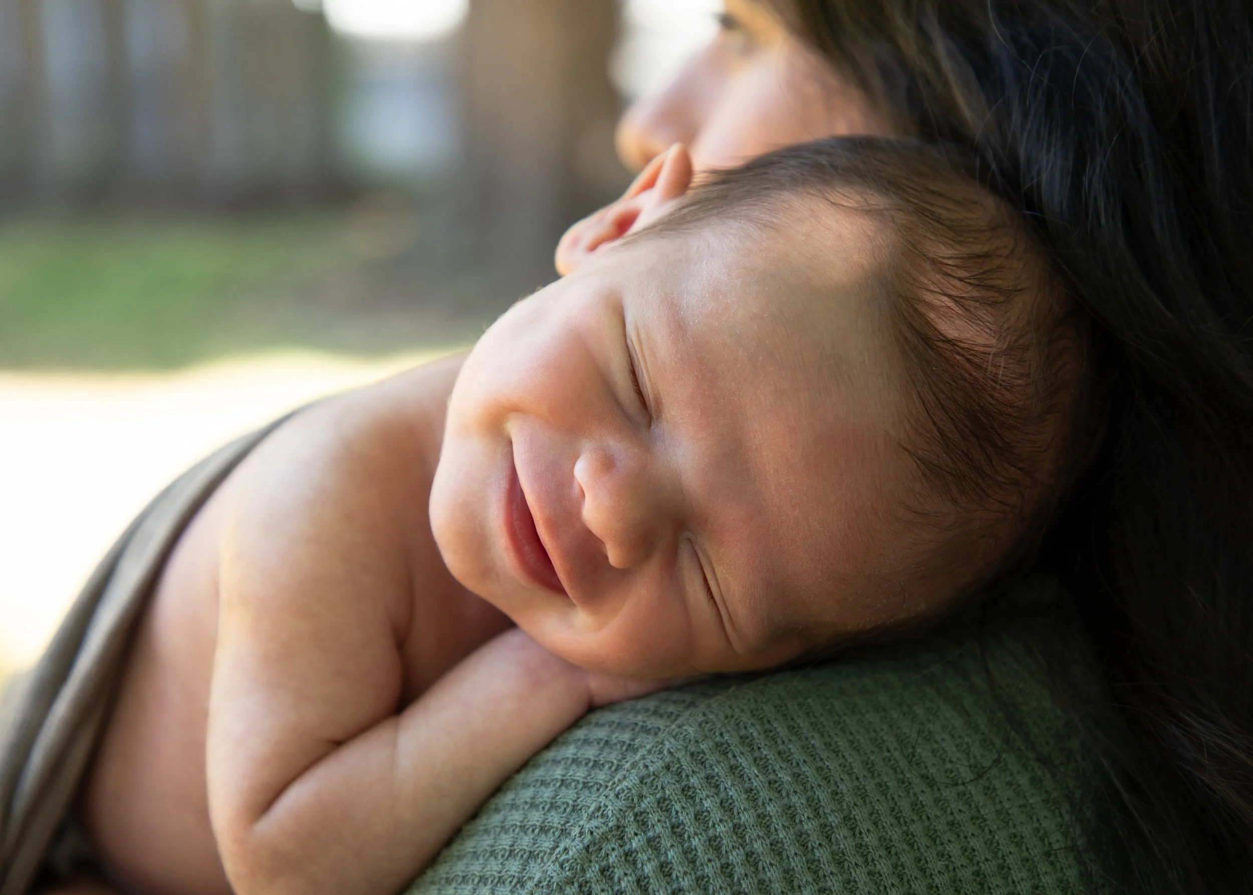 Newborn Smiling In Sleep