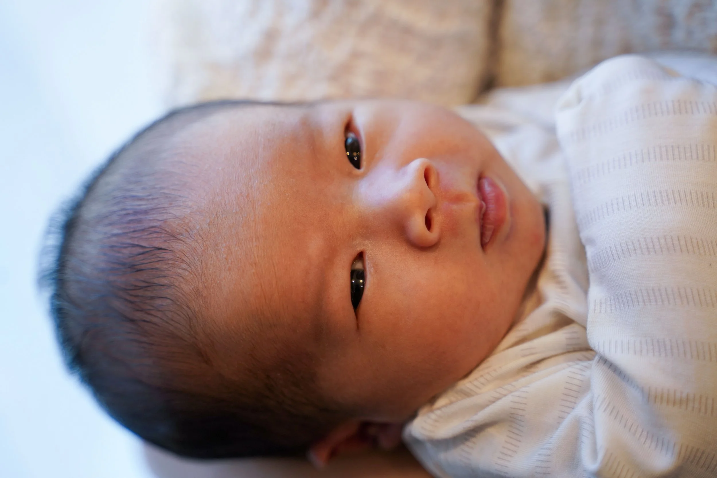 Awake Newborn Baby