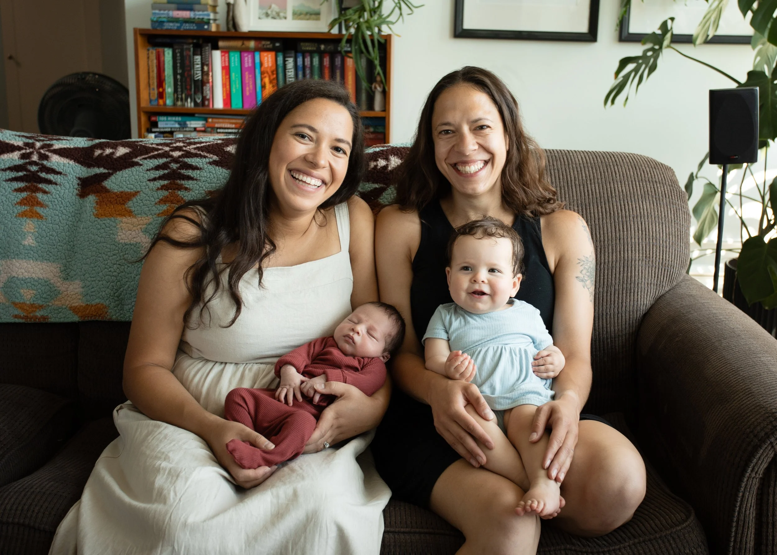 Sisters with Newborns