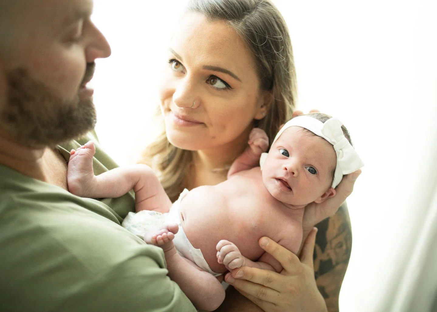 Can you believe she&rsquo;s ours? 🤍

-
#newparents #newborngirl #vancouvernewbornphotography #lifestylenewbornsession #inhomenewbornsession
