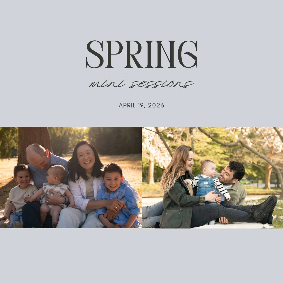 April is the perfect time to capture your annual family photos with one of our beautiful Spring Family Mini Sessions. This year&rsquo;s sessions will take place at Jericho Beach Park, featuring open grassy areas, natural greenery, and beautiful outdo