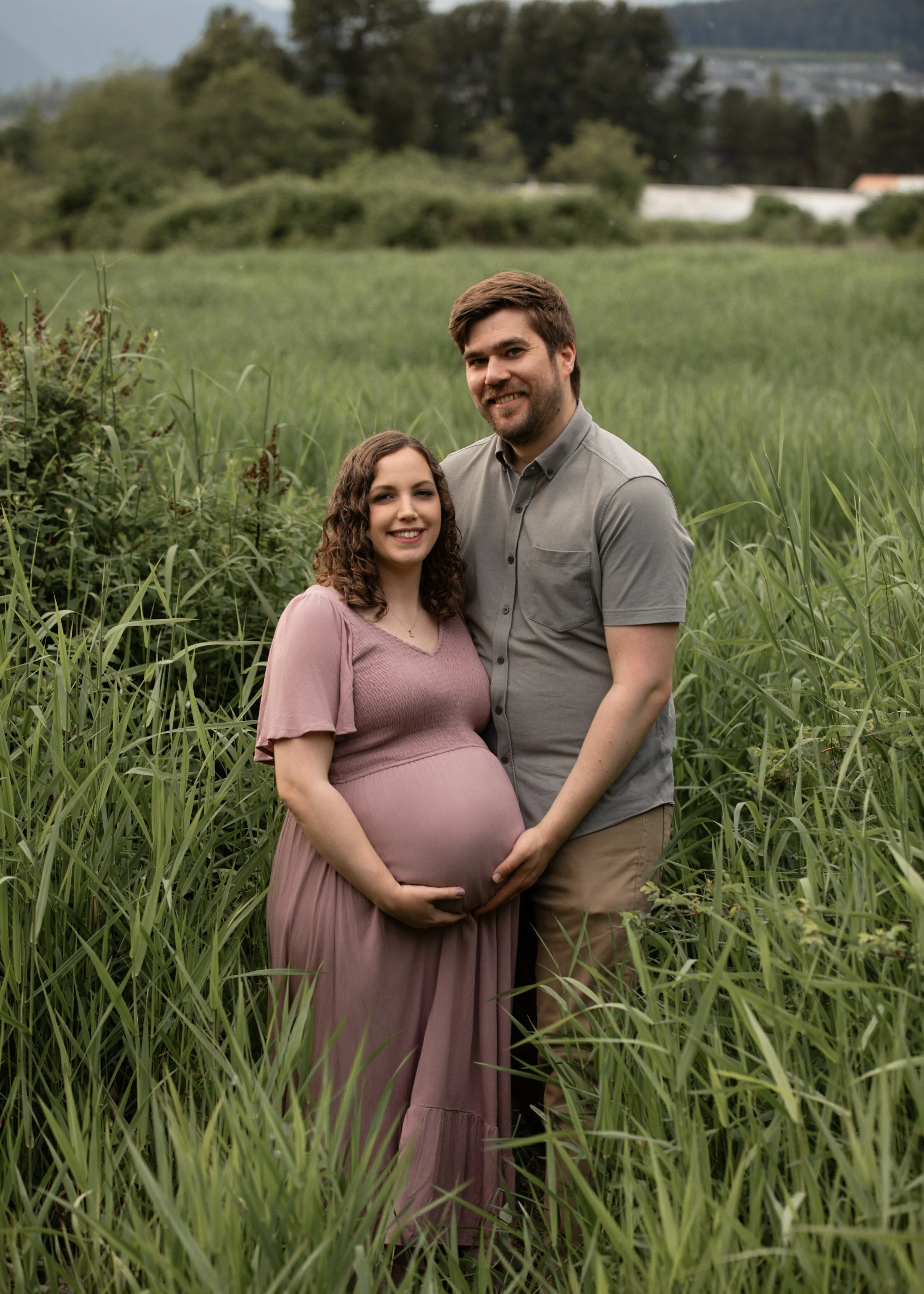 Couple Maternity Session in Burnaby