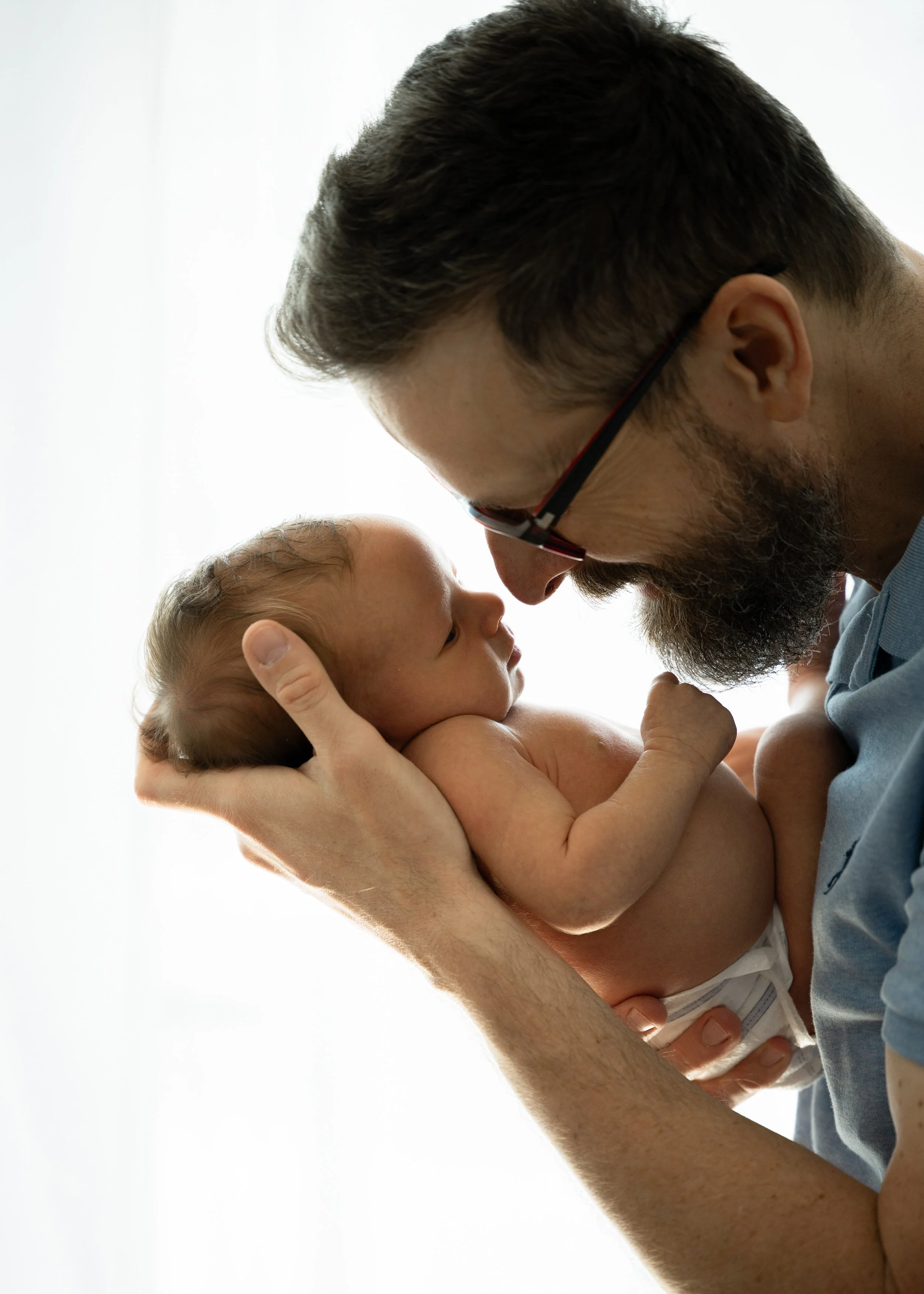 Newborn and Dad Portrait