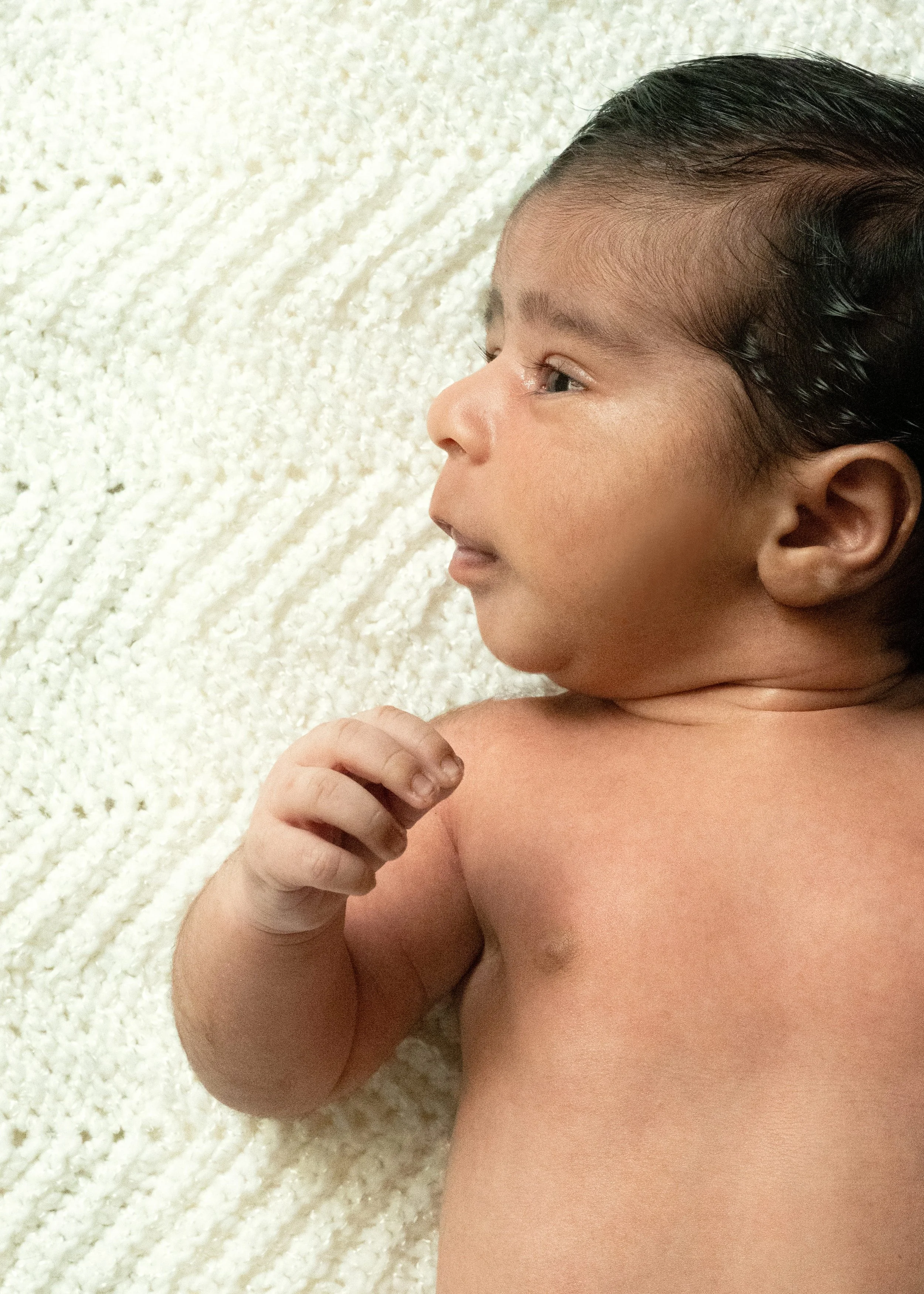 Awake Newborn Photo