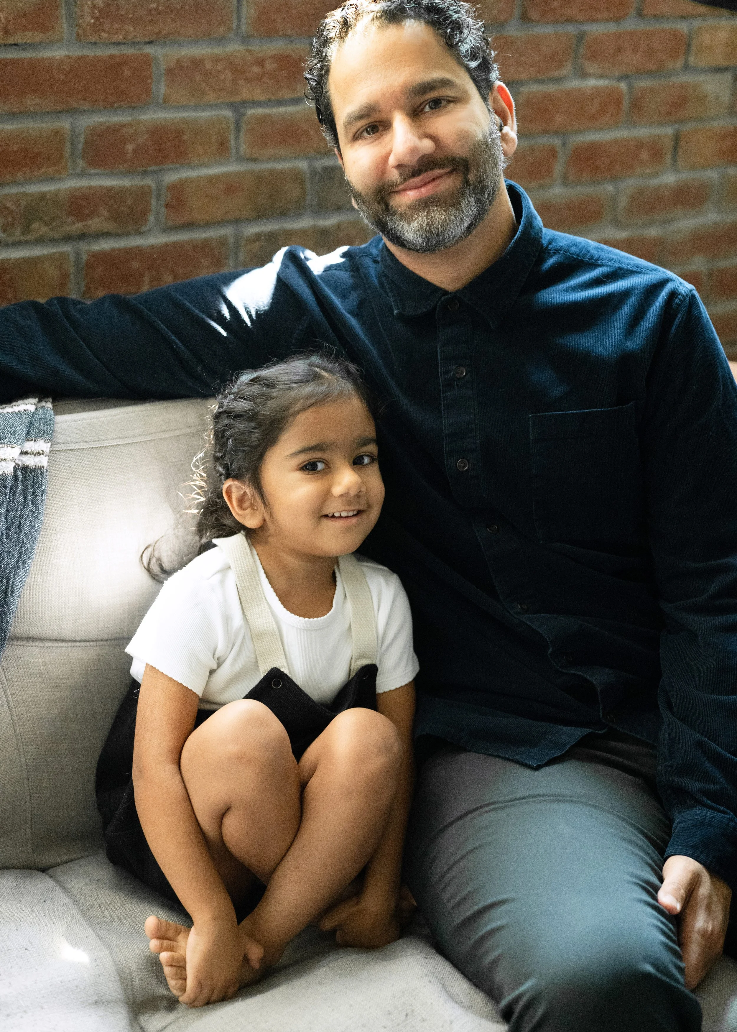 Dad and Daughter Portrait
