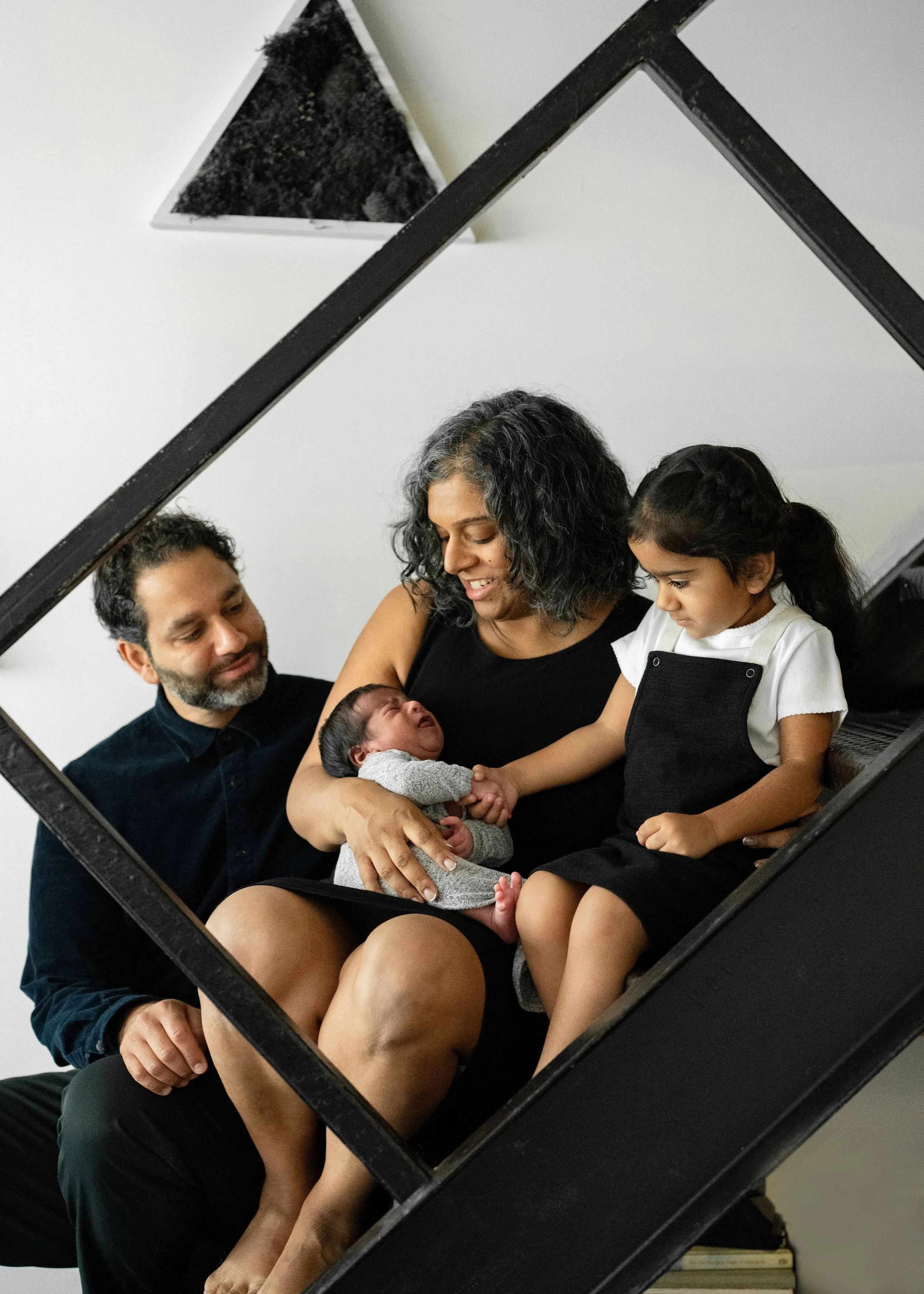 In-home baby and family photography