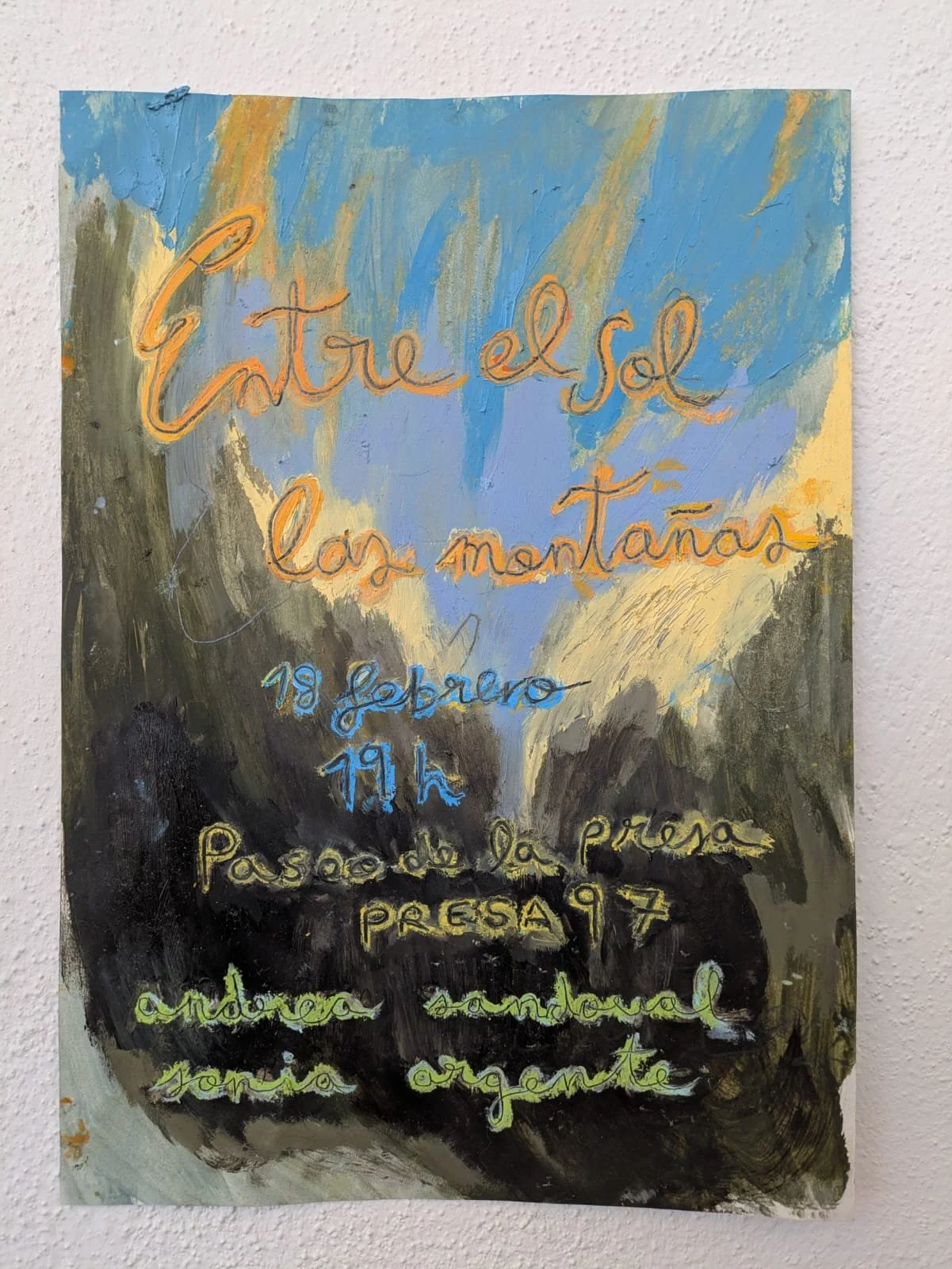 Entre el sol, las montañas