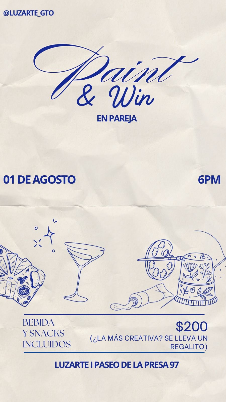 Luzarte: Tarde creativa en pareja