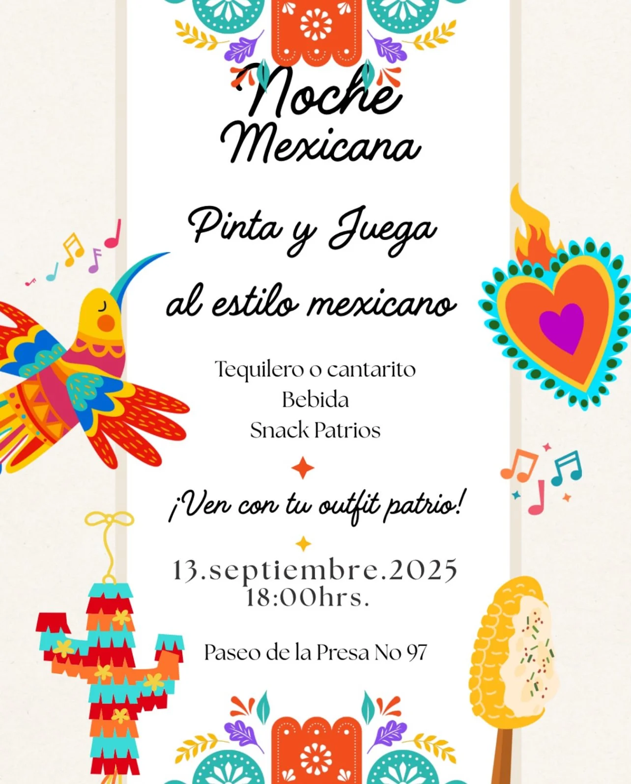 Noche mexicana Luzarte