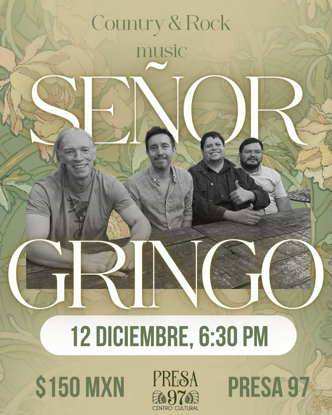 Concierto de country y rock con Señor Gringo 