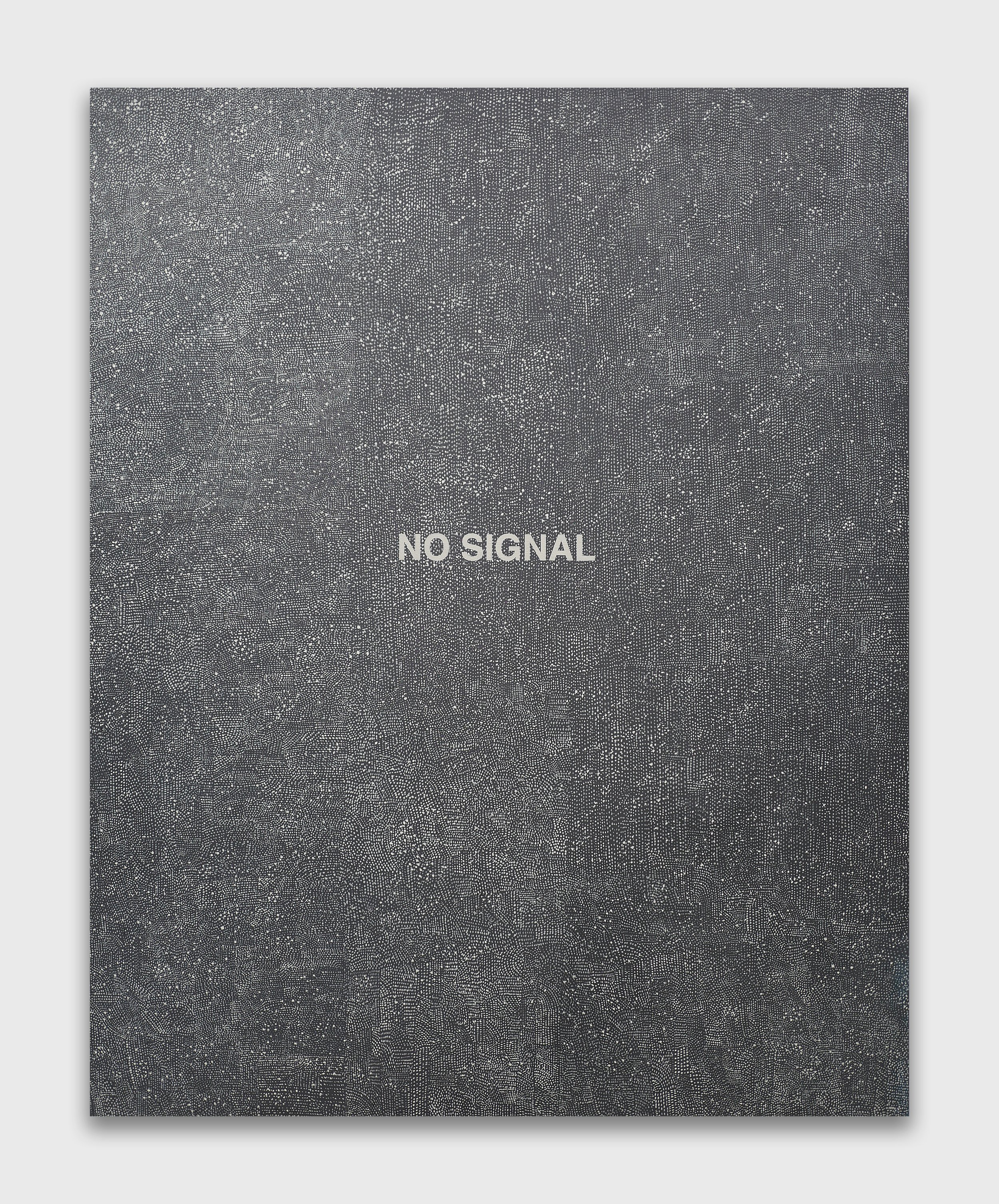   NO SIGNAL,  2019  Oil, acrylic medium on canvas  60 x 48 inches / 152.4 x 121.9 cm   