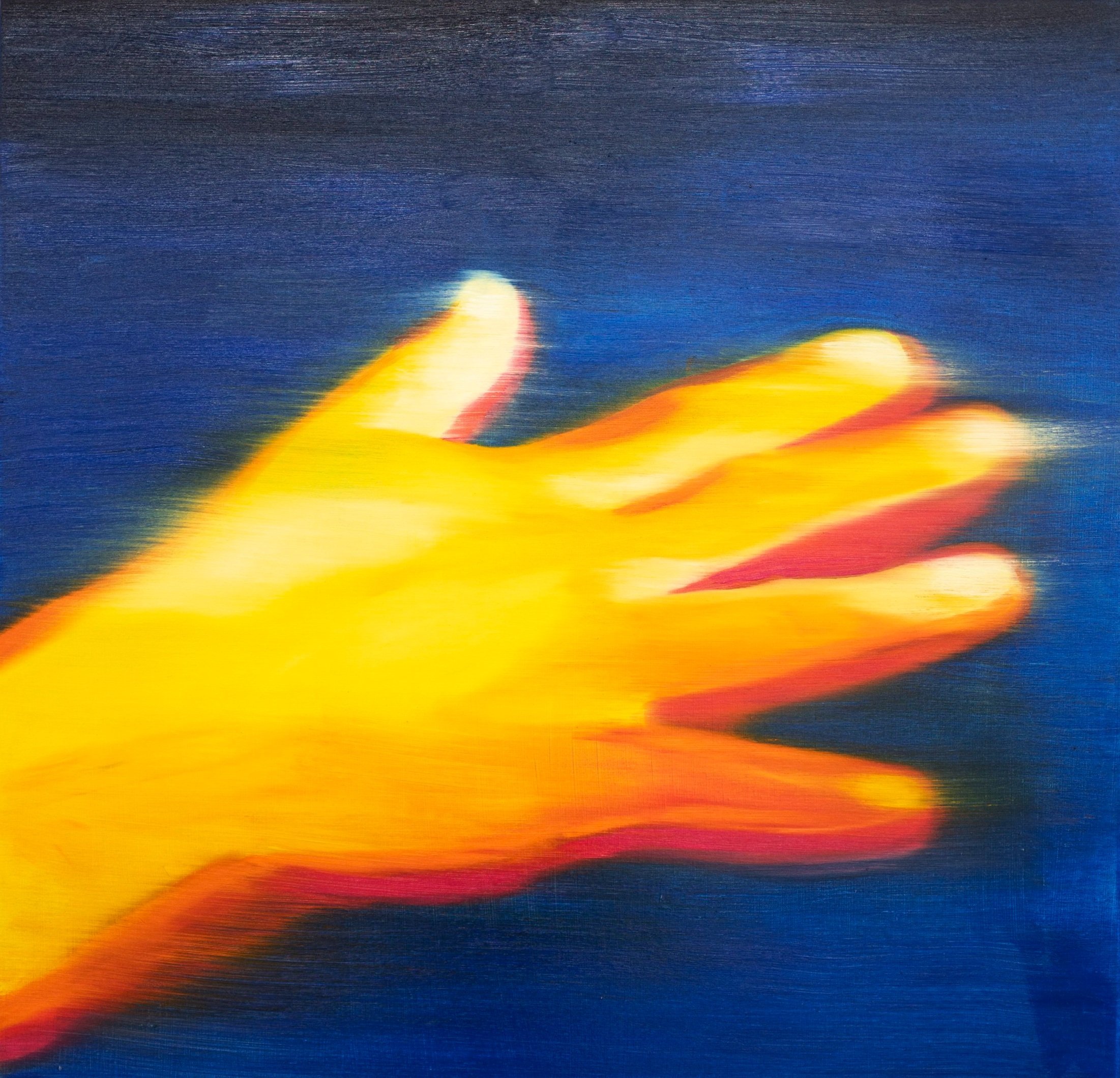   Touch , 2022  Oil on linen   76 x 76 cm (30 x 30 in)  