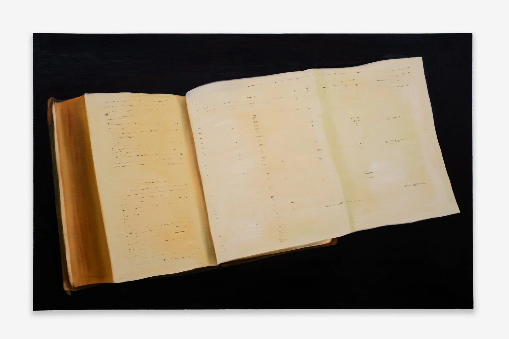   The Note G , 2022 Oil on linen 76 x 122 cm (30 x 48 in)  