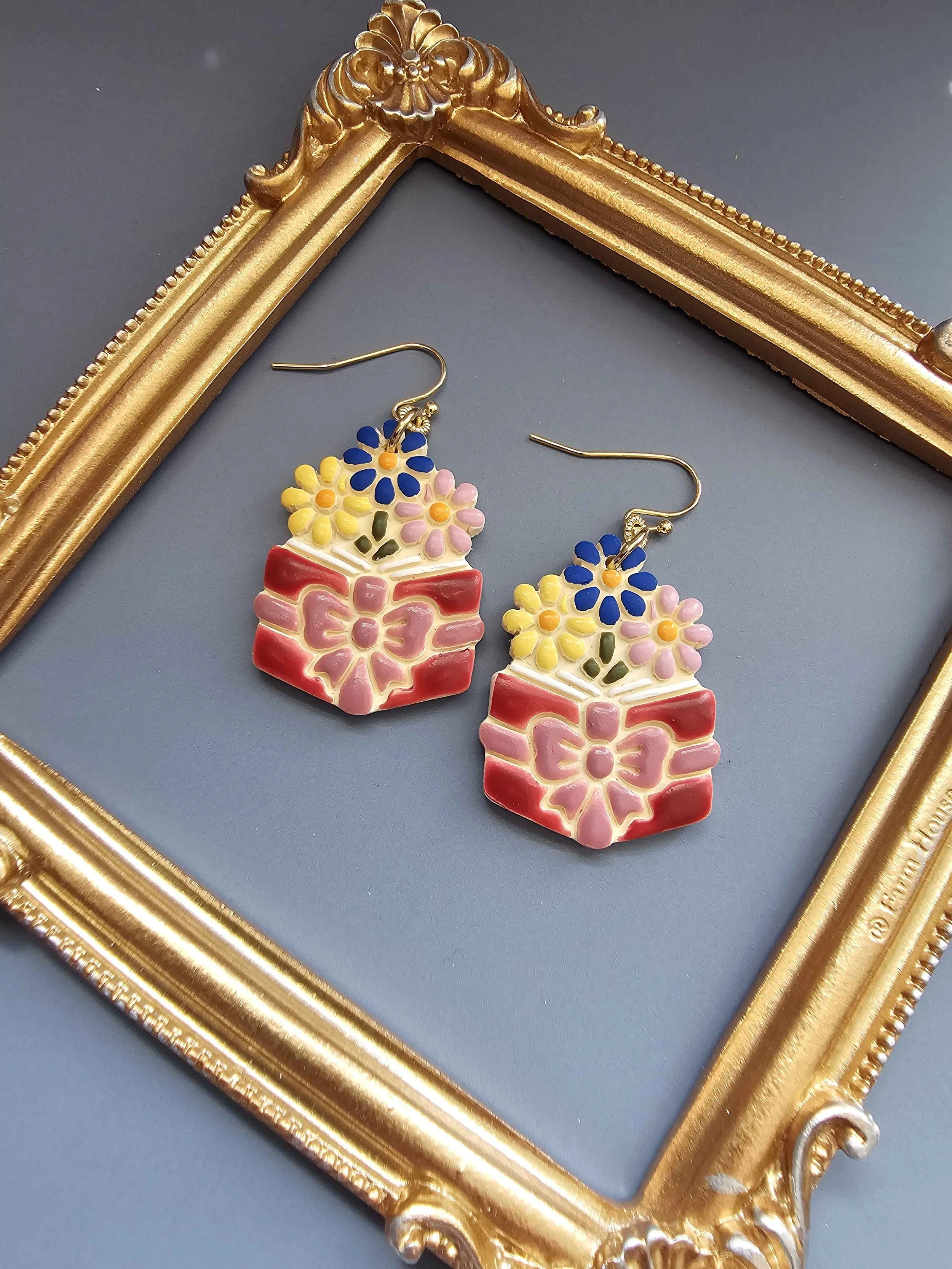 Floral Book Dangle